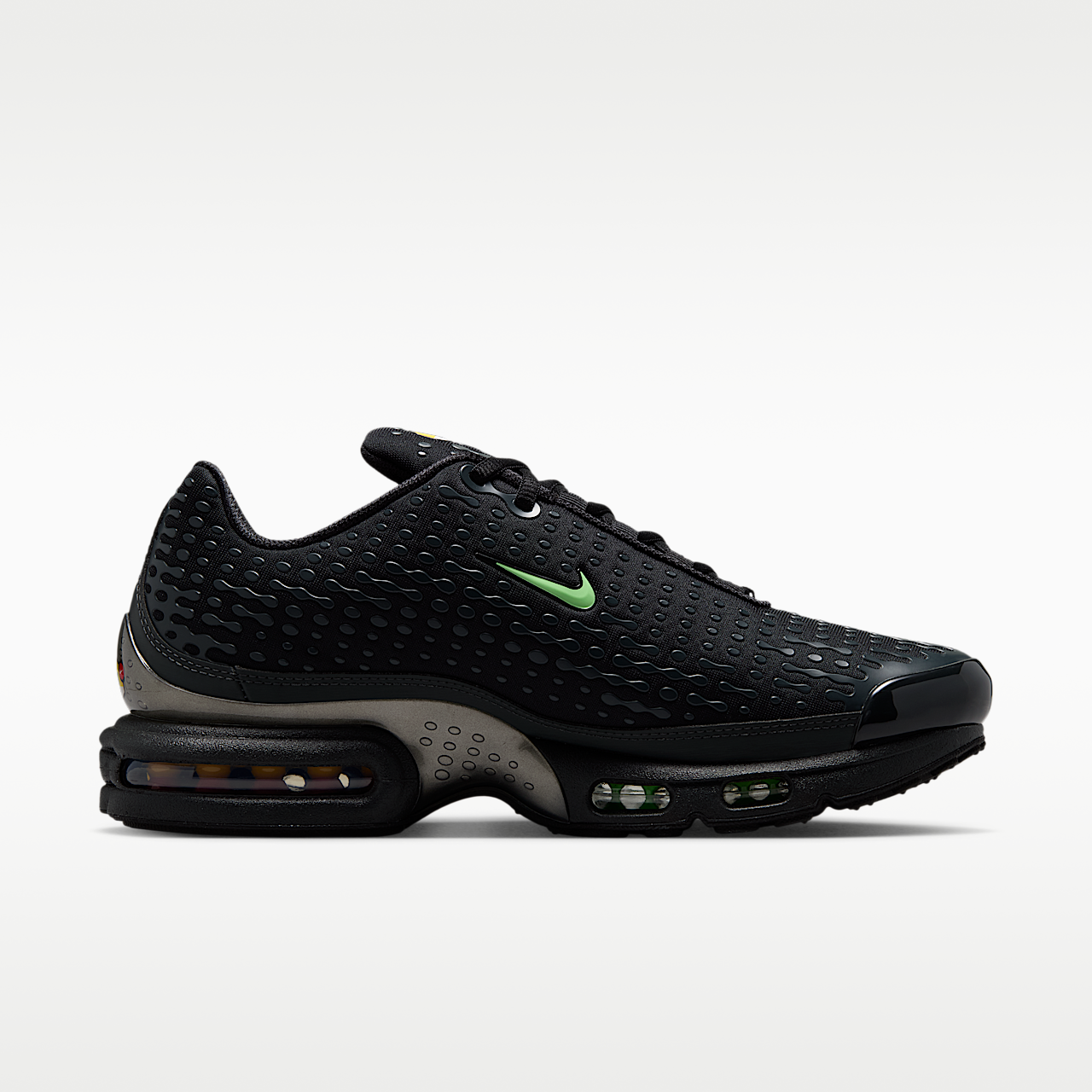 Nike Air Max Plus sneaker Zwart/Dark Smoke Grey/Metallic Pewter/Illusion Green
