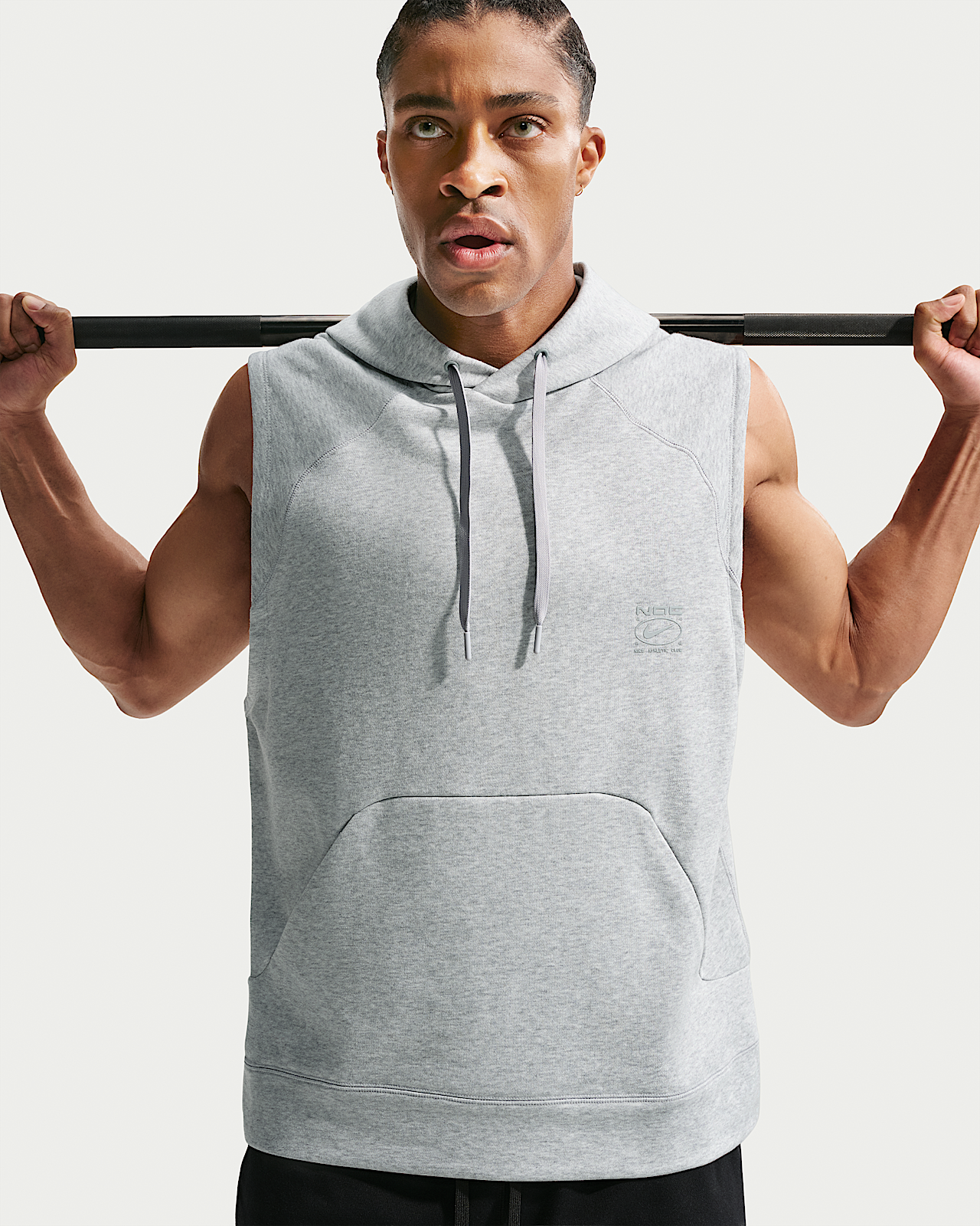 Мужское худи Nike N.A.C. Dri-FIT Fleece Sleeveless Training Hoodie для тренировок