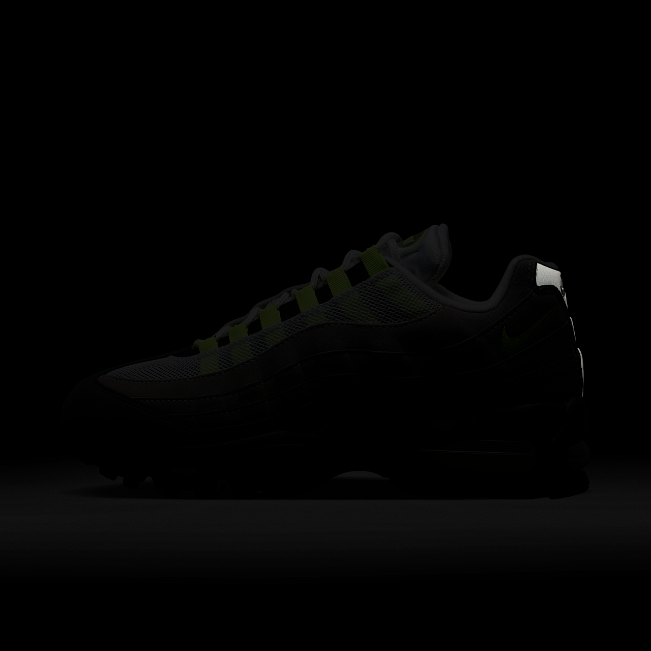 Nike Air Max sneaker Zwart/Anthracite/Light Graphite/Neon Yellow