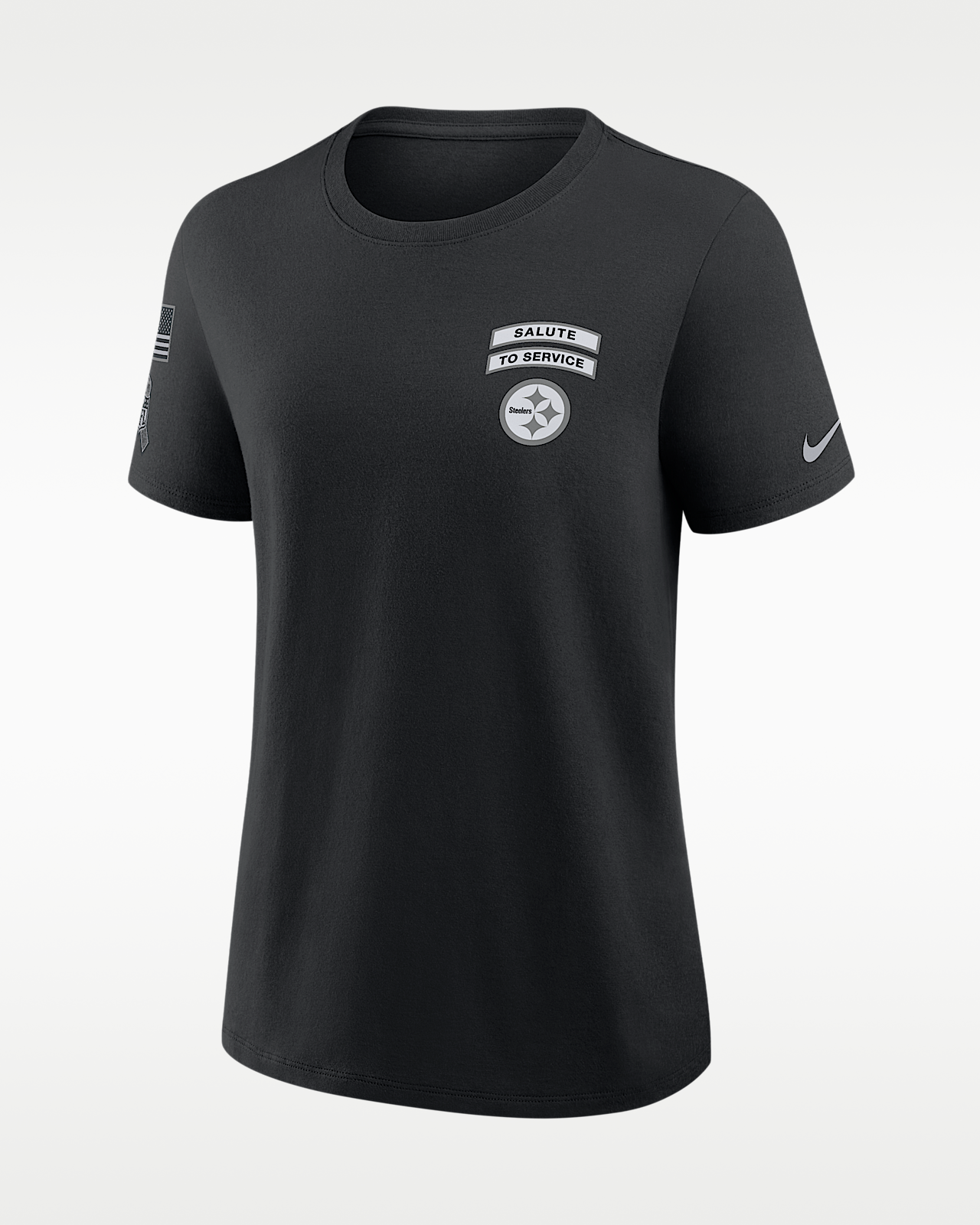 Женская футболка Pittsburgh Steelers Salute to Service Nike NFL