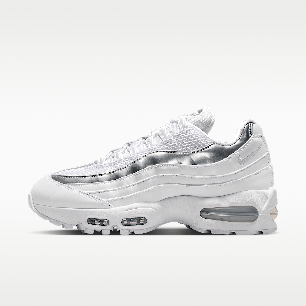 Nike Air Max 95 sneaker Wit/Light Charcoal/Metallic Silver/Pure Platinum