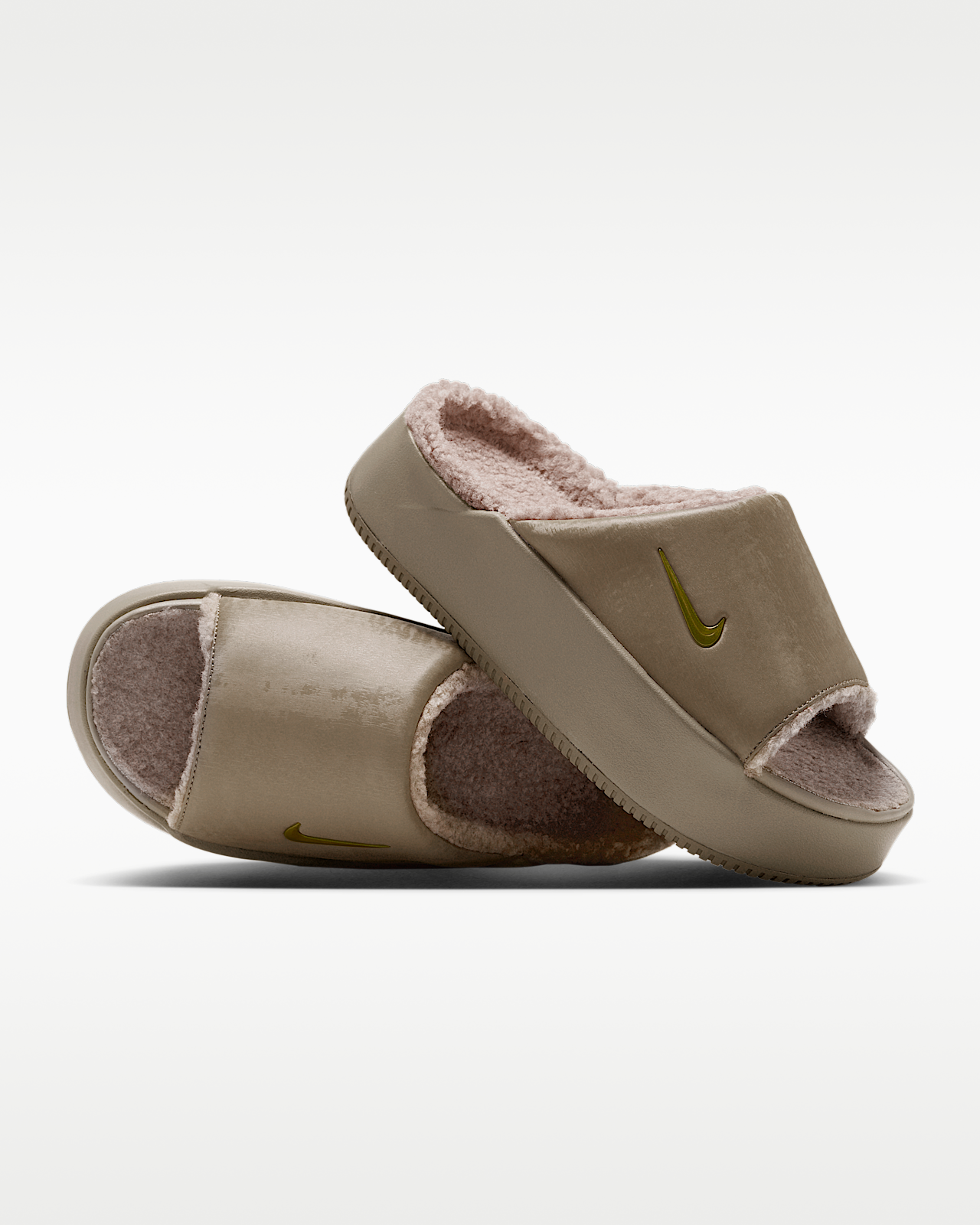 Unisex  Nike Calm Elevation SE Faux Fur Slides