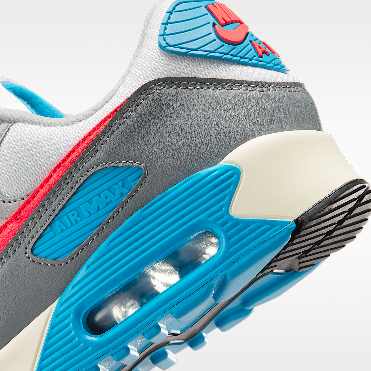 Nike Air Max sneaker Cool Grey/Light Smoke Grey/Zwart/Infrared 23