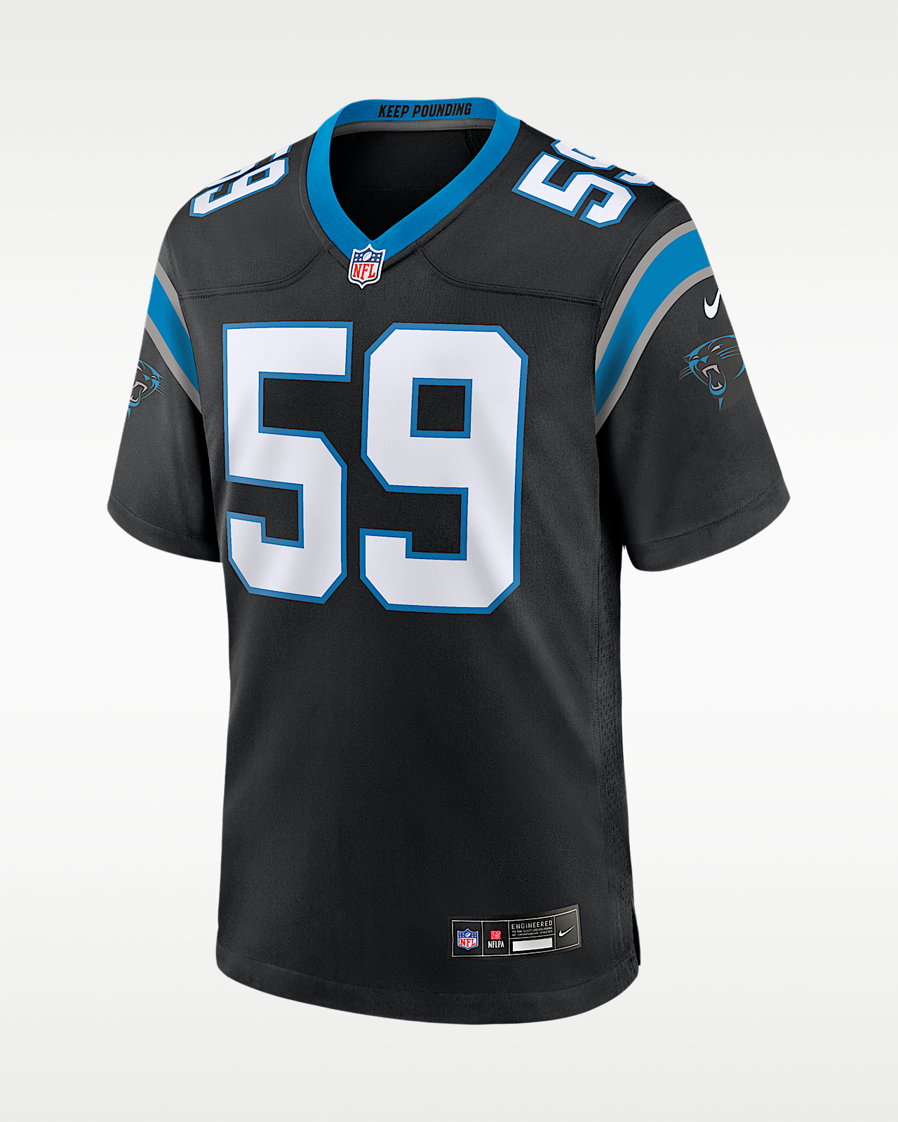 Мужские джерси Luke Kuechly Carolina Panthers Retired Nike NFL Game Jersey