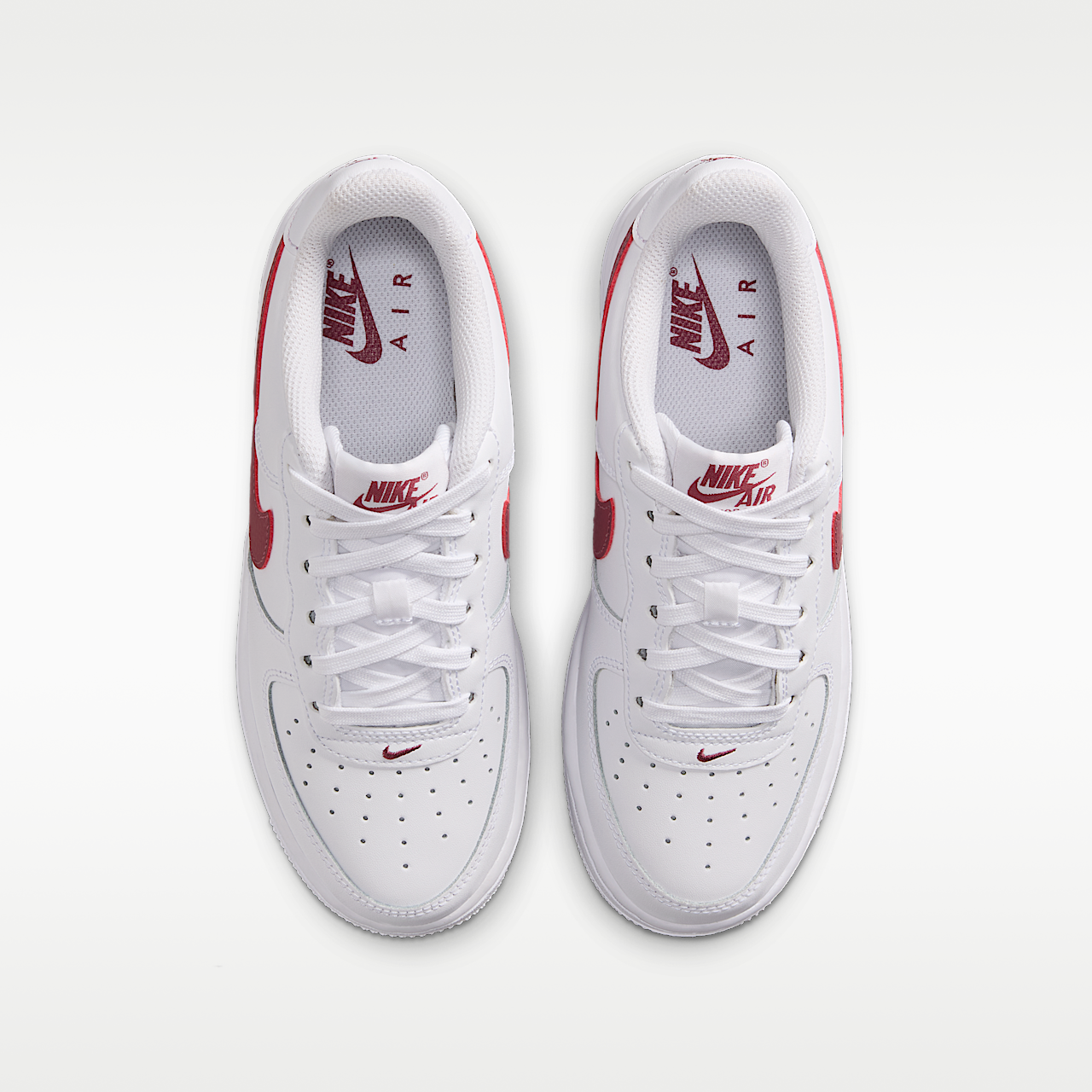 Nike Air Force 1 sneaker Wit/Pink Smoke