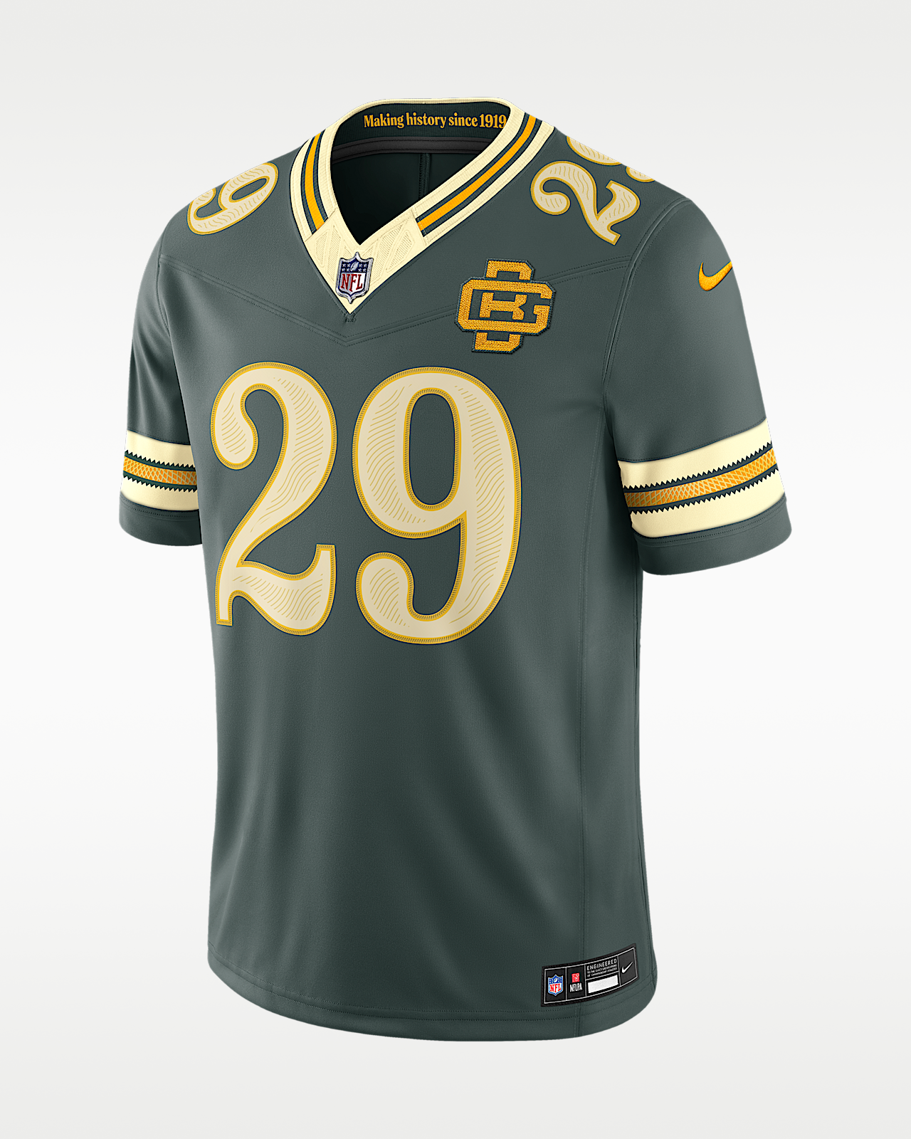 Мужские джерси Xavier McKinney Green Bay Packers Rivalries Collection Nike Dri-FIT NFL Limited Jersey