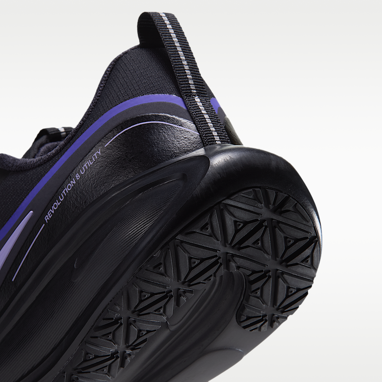 Nike  sneaker Zwart/Persian Violet/Gridiron/Purple Pulse