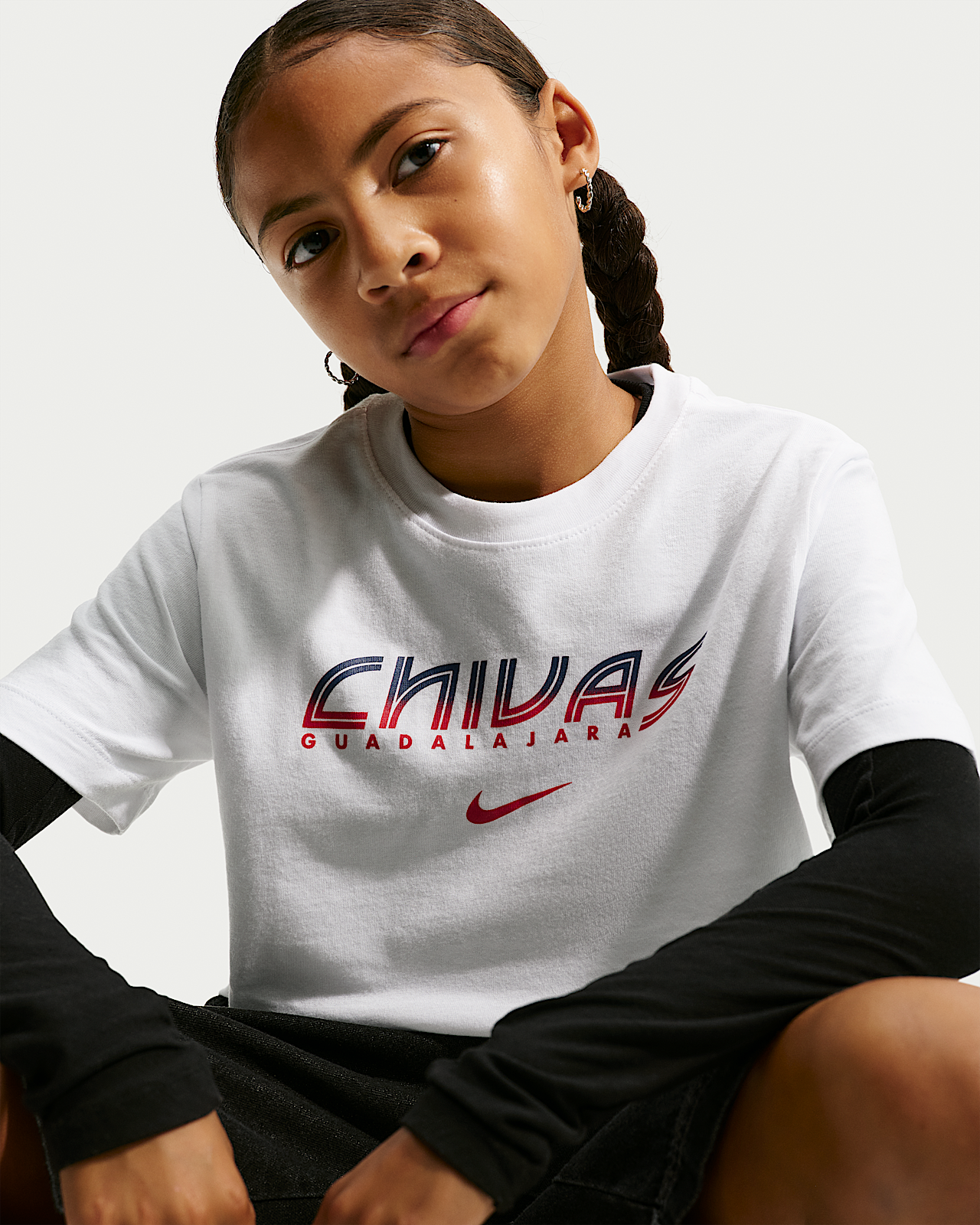 Детская футболка C.D. Guadalajara Big Kids' Nike Soccer