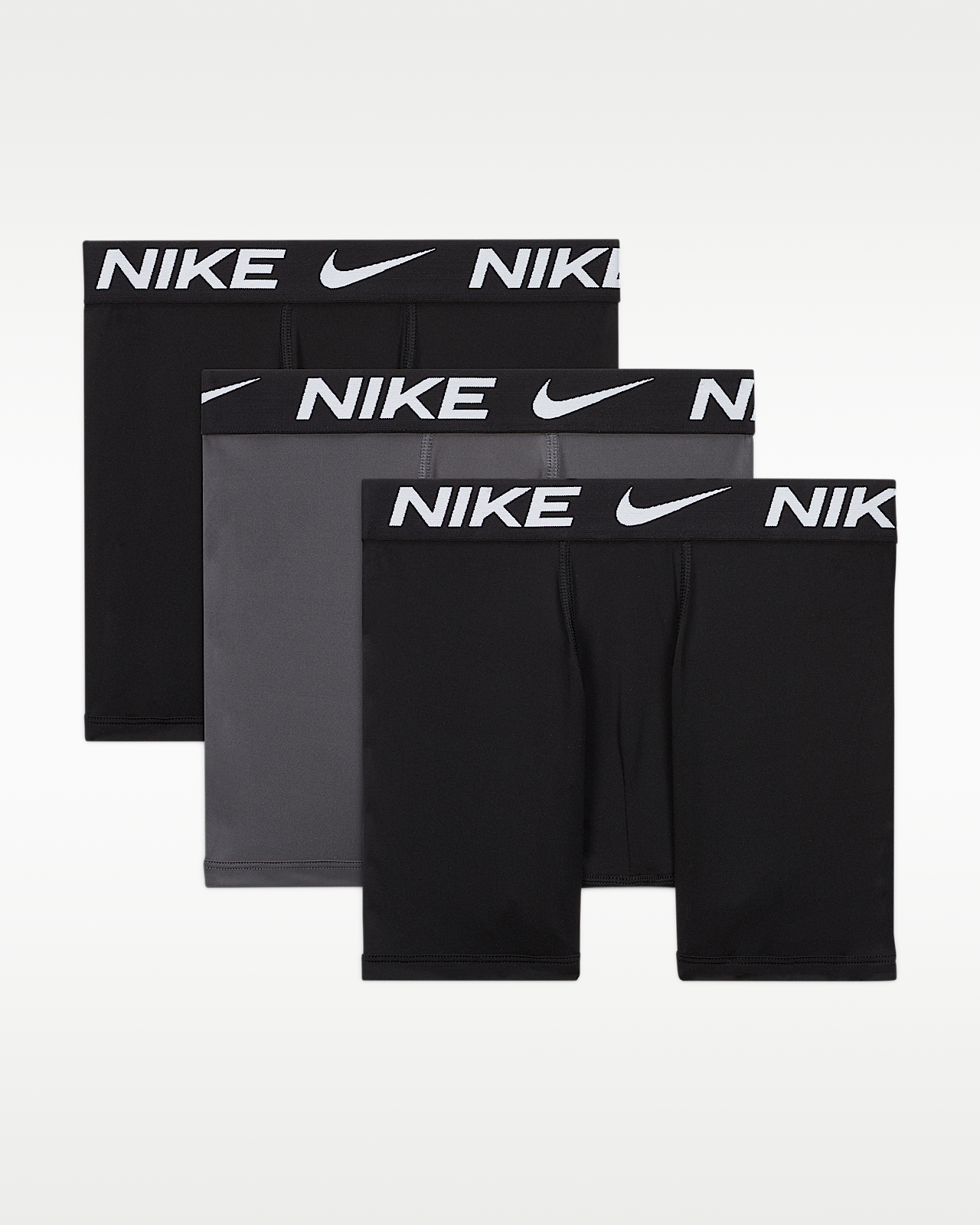 Женские  Nike Big Kids' Dri-FIT Solid Boxer Briefs (3-Pack)