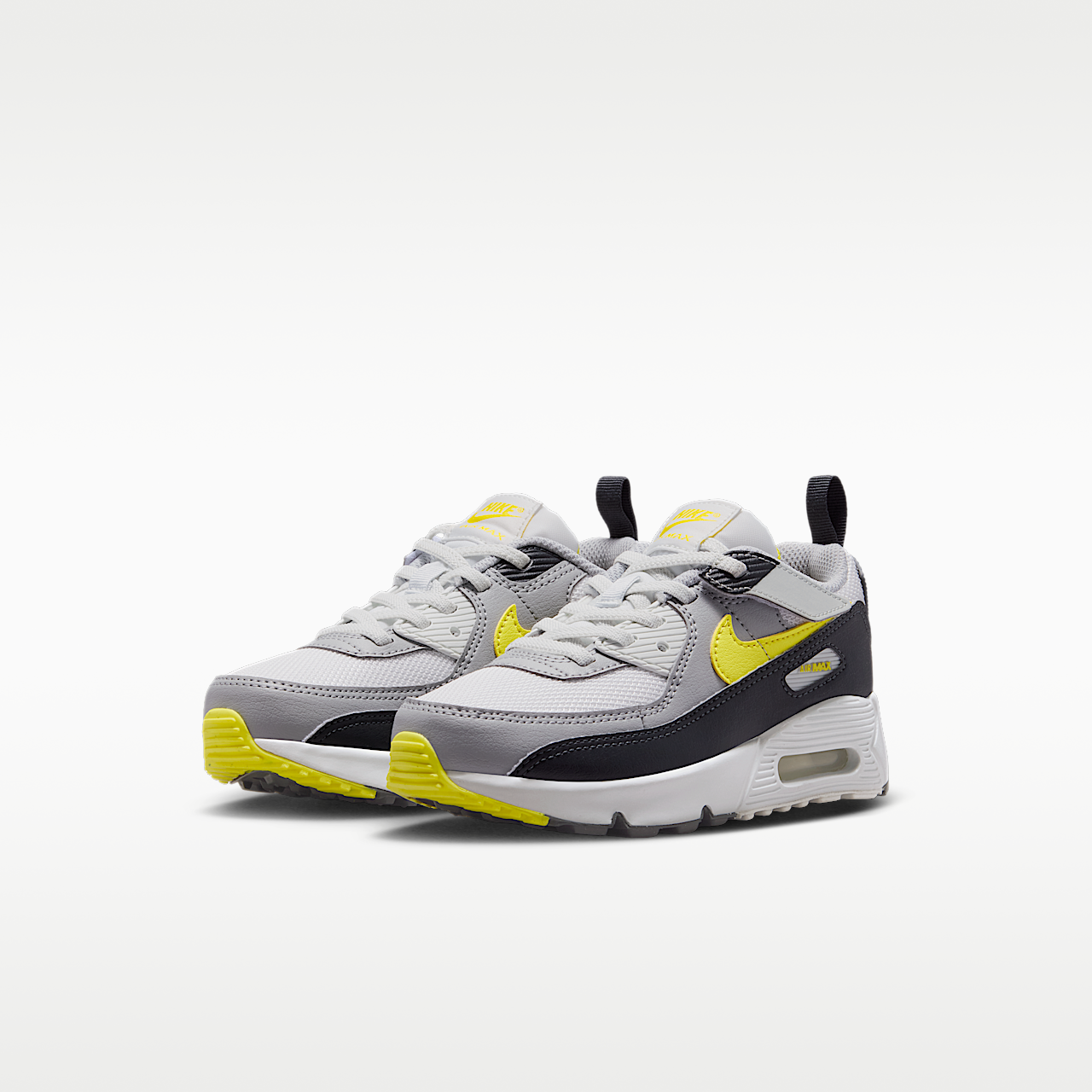 Nike Air max 90 sneaker Off White/Dark Smoke Grey/Light Smoke Grey/Sonic Yellow