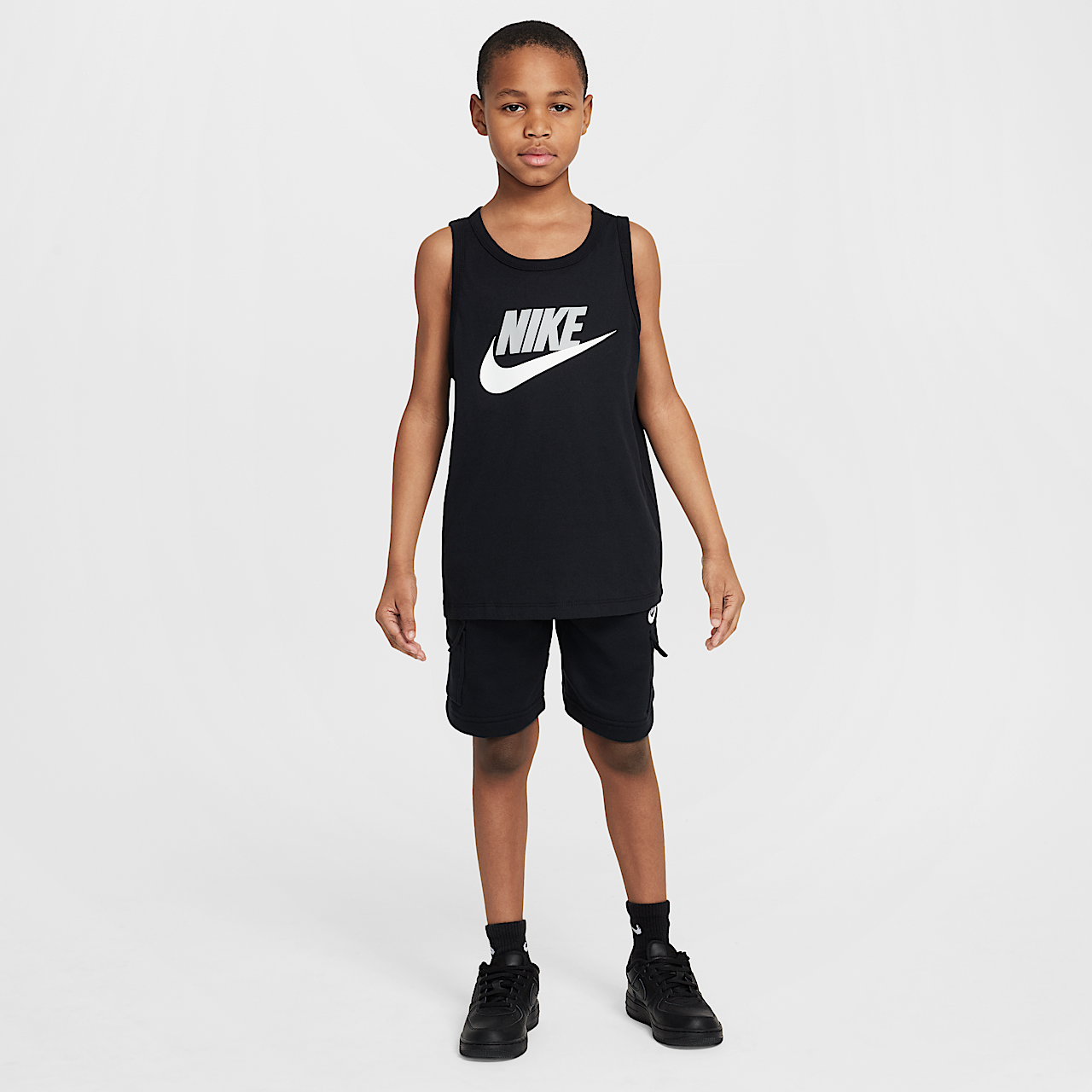 Nike  sneaker Zwart/Light Smoke Grey