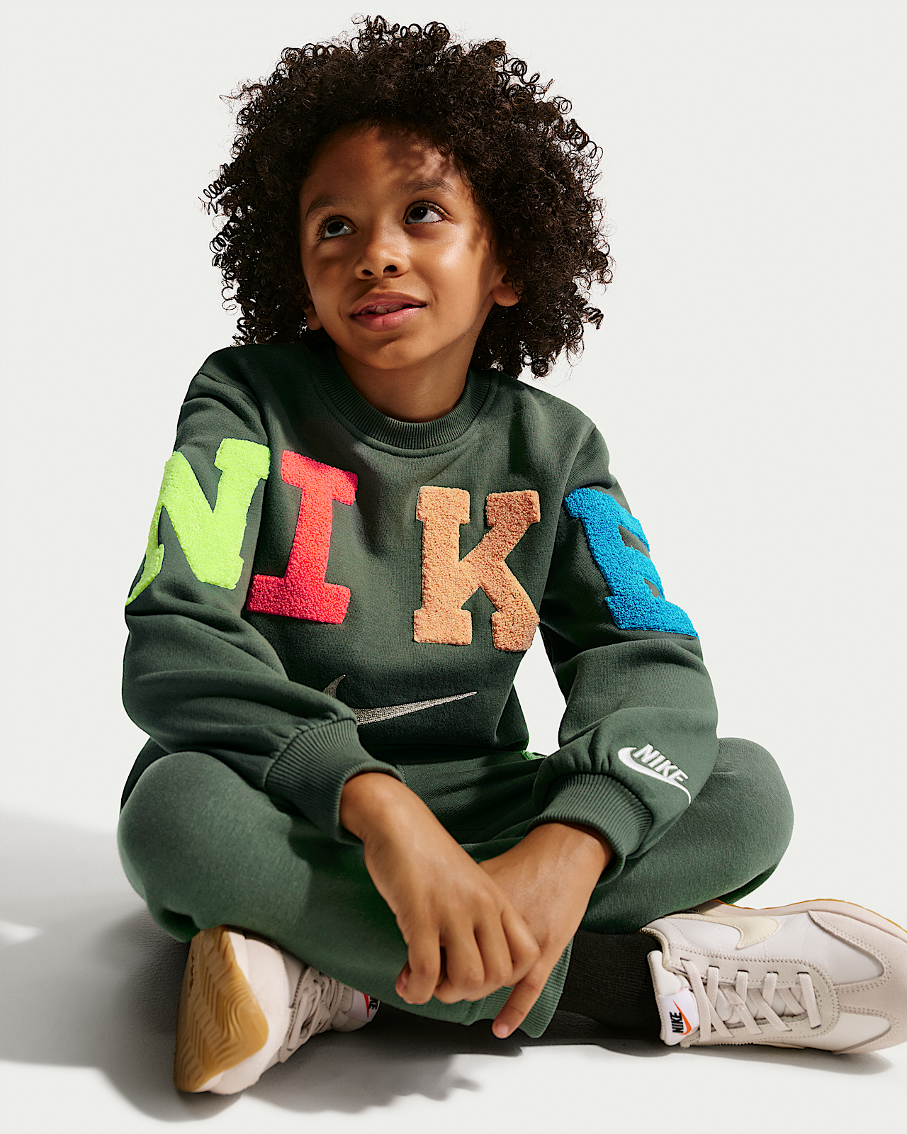 Детские  Nike Club Little Kids' Chenille Fleece Crew