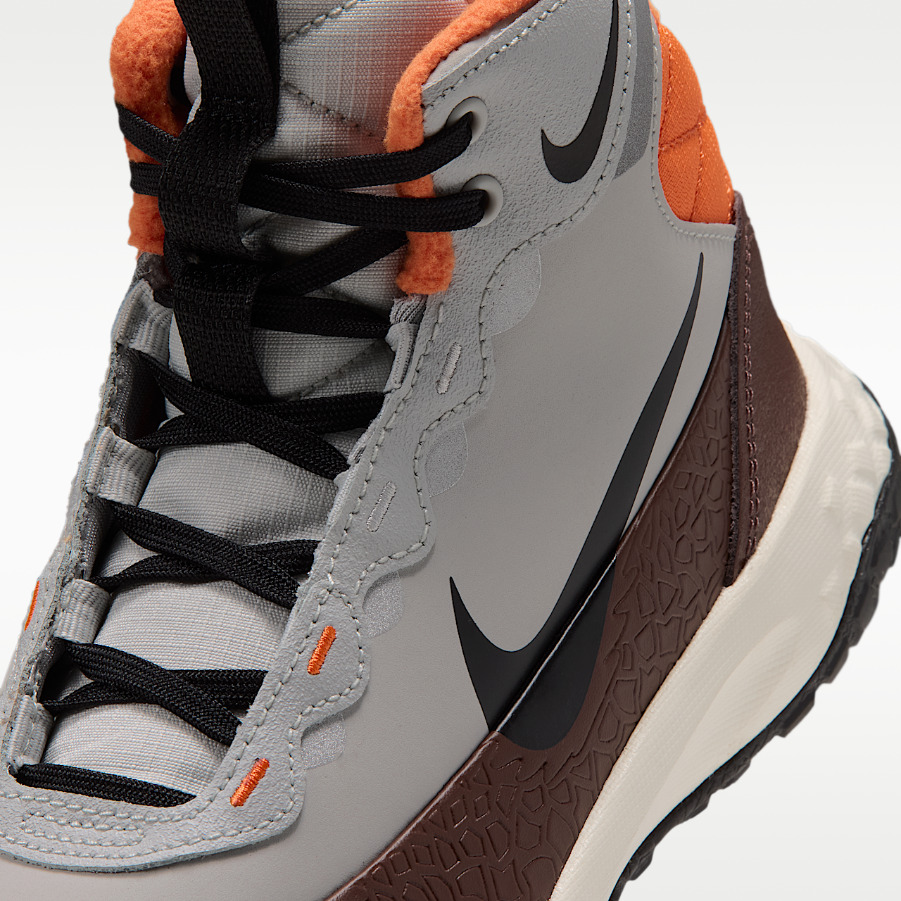 Nike  sneaker Grey Fog/Safety Orange/Light Chocolate/Zwart