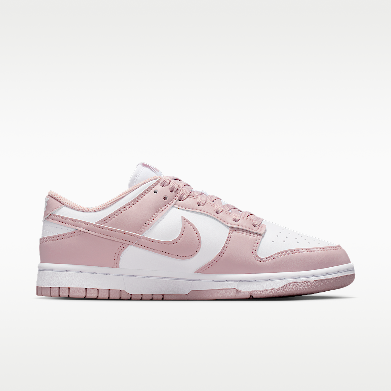 Nike Dunk Low sneaker Wit/Wit/Particle Rose