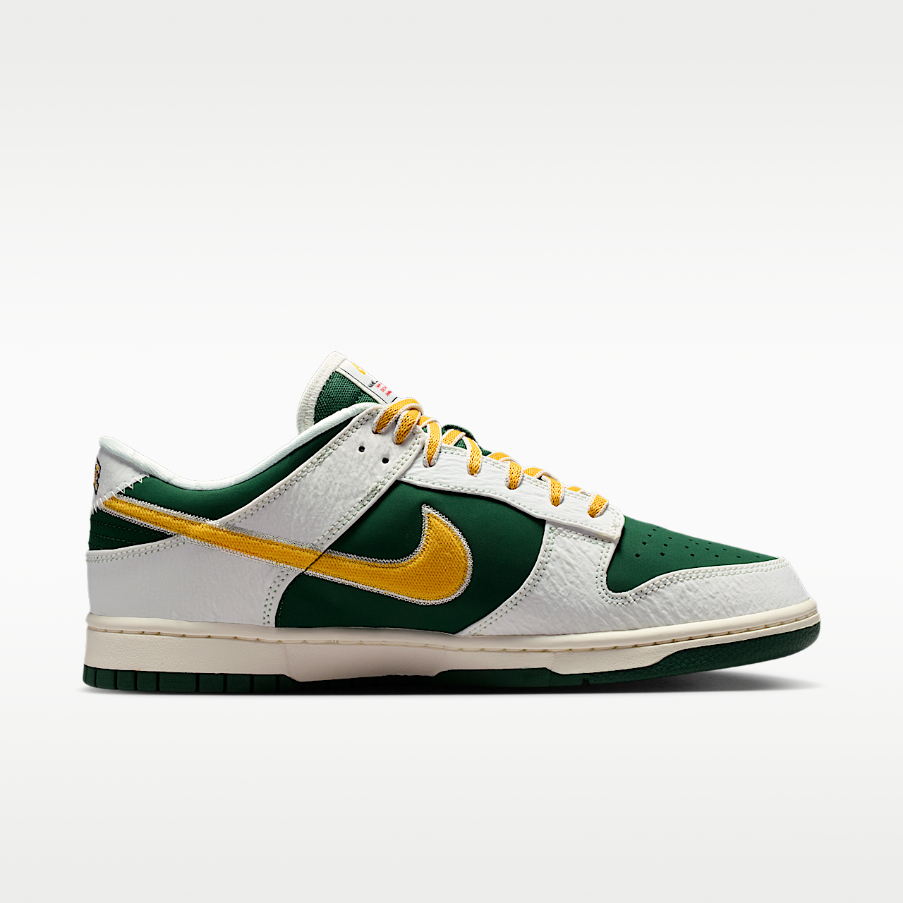 Nike Dunk Low sneaker Sail/Fir/University Red/University Gold