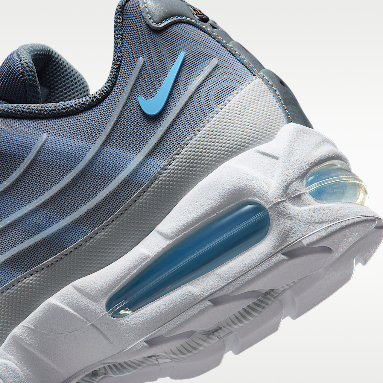 Nike Air Max sneaker Smoke Grey/Wit/Zwart/Football Blue