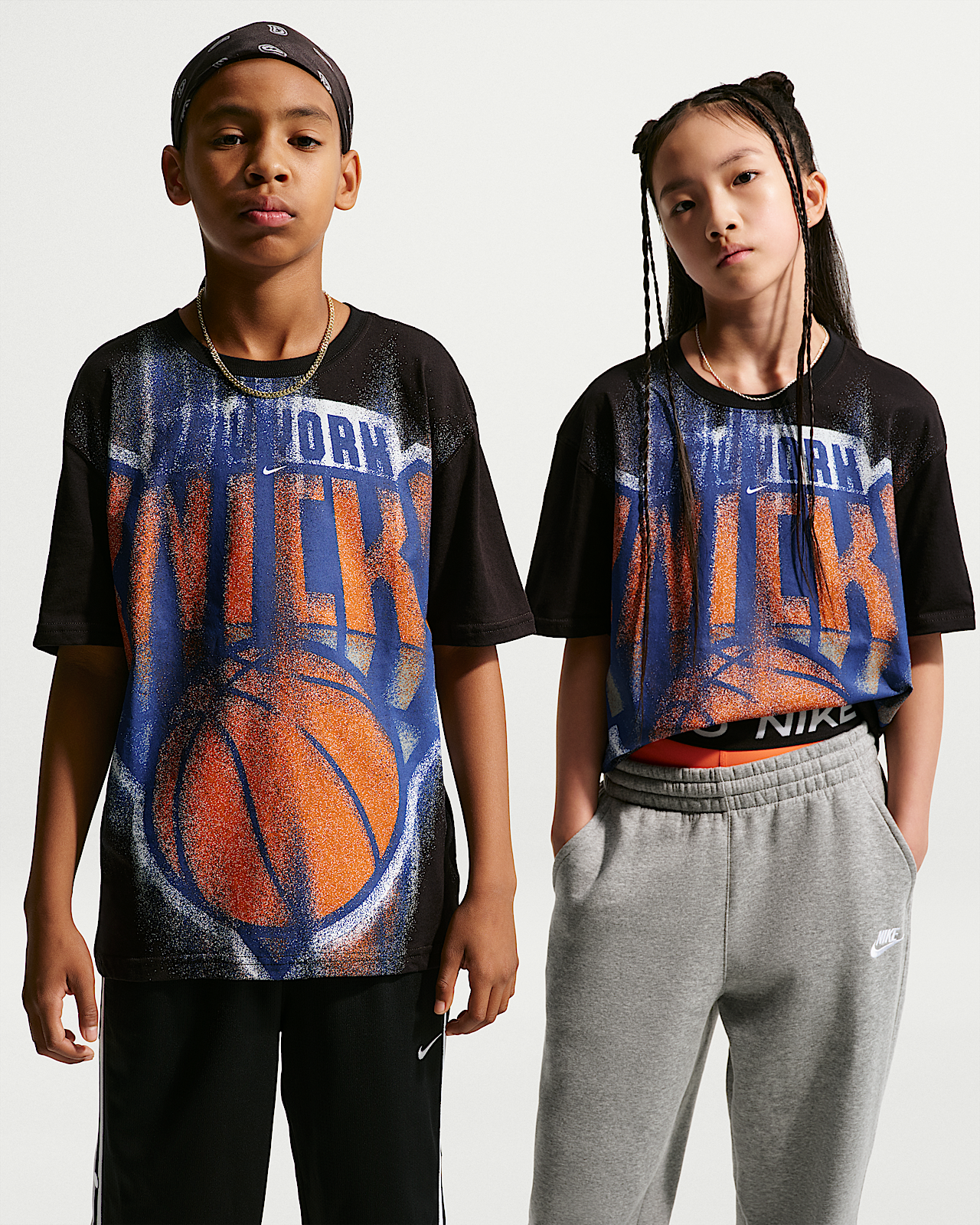 Детская футболка New York Knicks Nike Edge 26 Big Kids' Short-Sleeve
