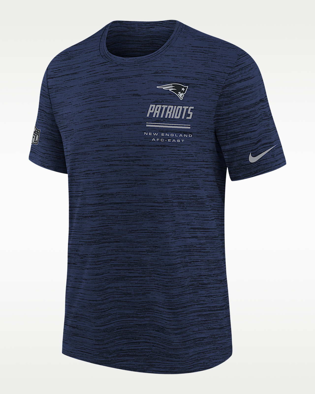 Детская футболка New England Patriots Sideline Team Issue Velocity Big Kids' Nike Dri-FIT NFL
