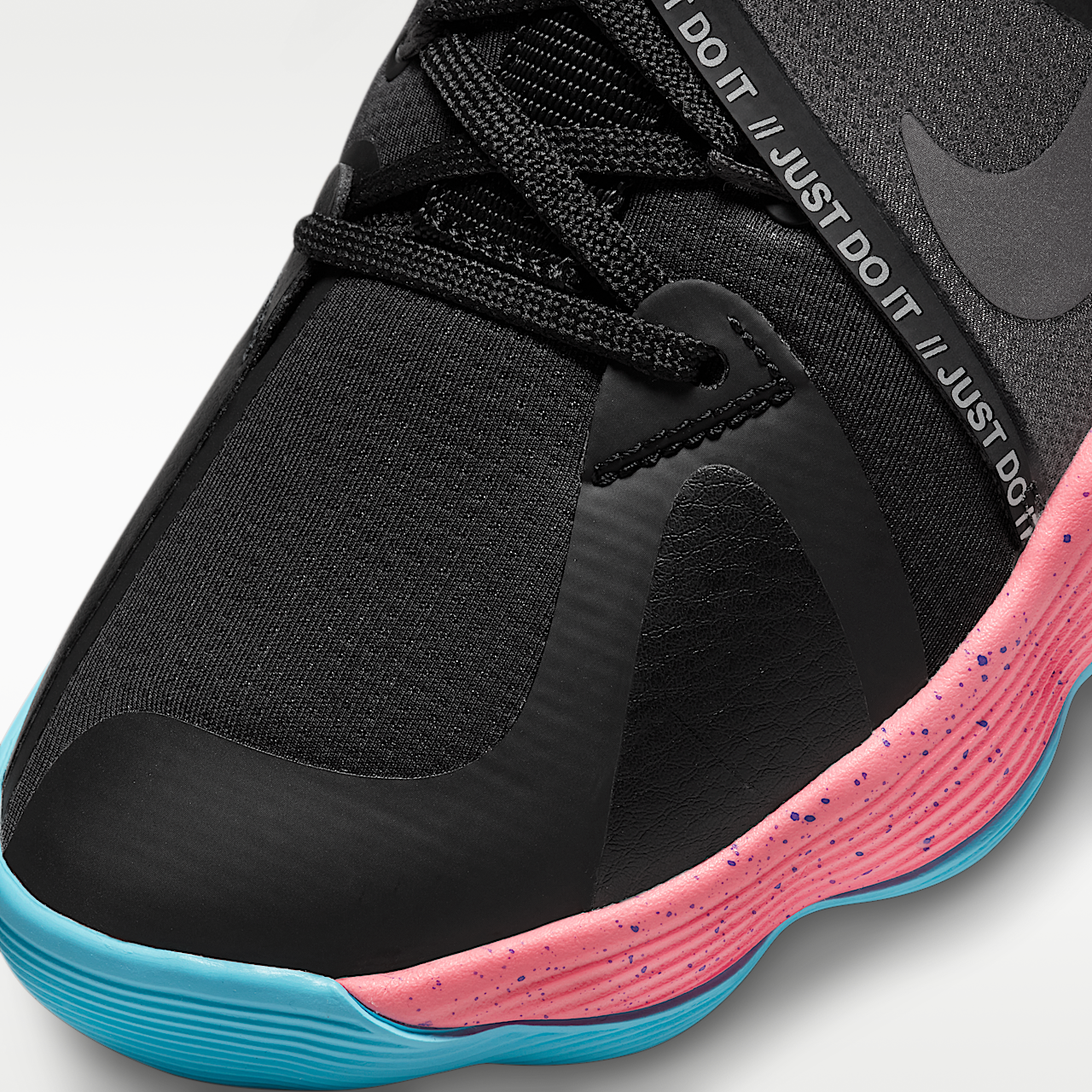 Nike  sneaker Zwart/Metallic Silver/Sunset Pulse/Metallic Dark Grey