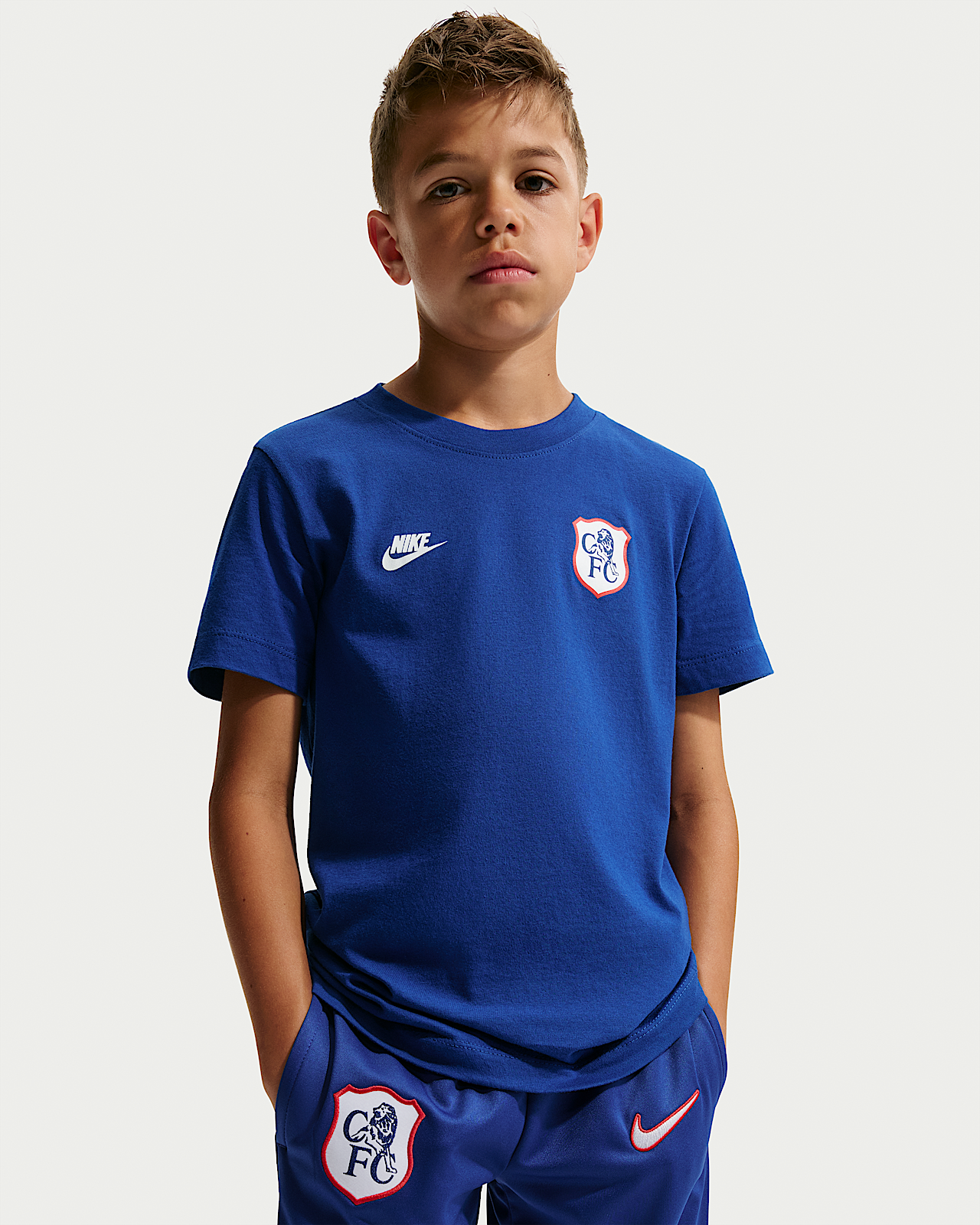 Детская футболка Chelsea FC Premier Big Kids' Nike Soccer