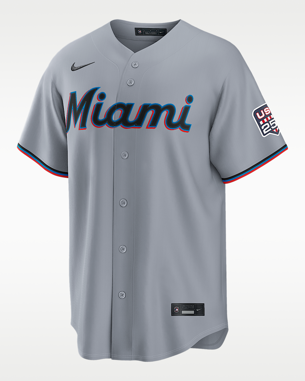 Мужские джерси Kyle Stowers Miami Marlins USA 250 Nike MLB Stadium Jersey