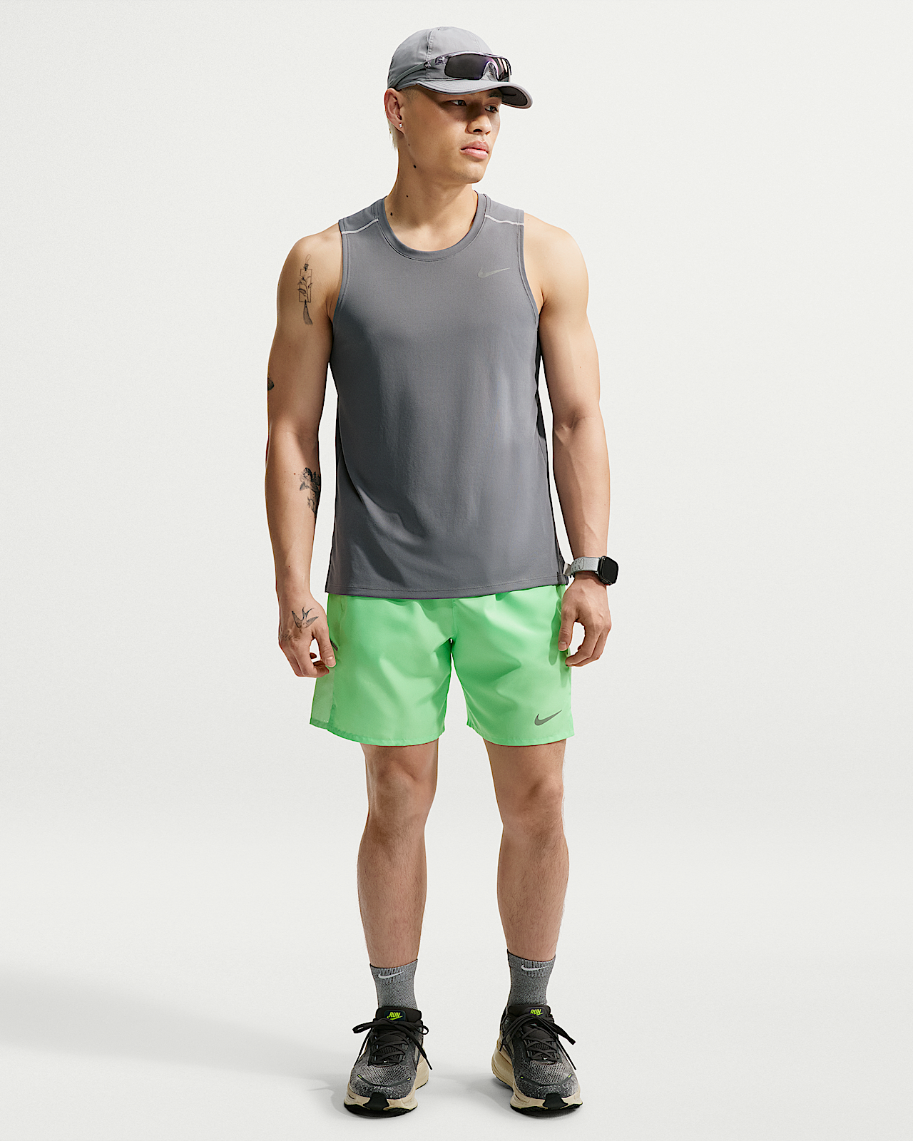 Мужские шорты Nike Miler Dri-FIT 7" Brief-Lined Shorts для бега