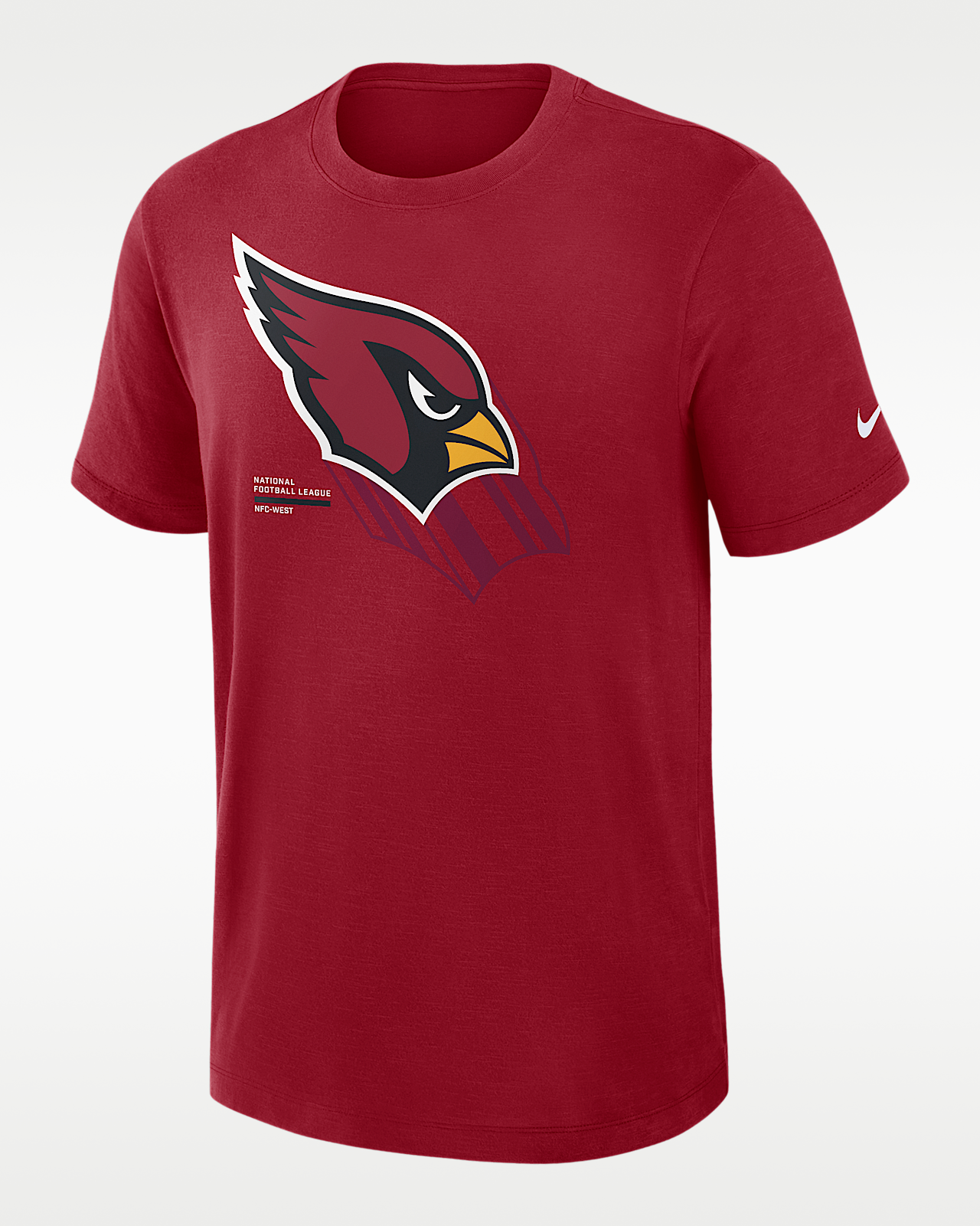 Мужская футболка Arizona Cardinals Left End Run Nike Dri-FIT NFL для бега