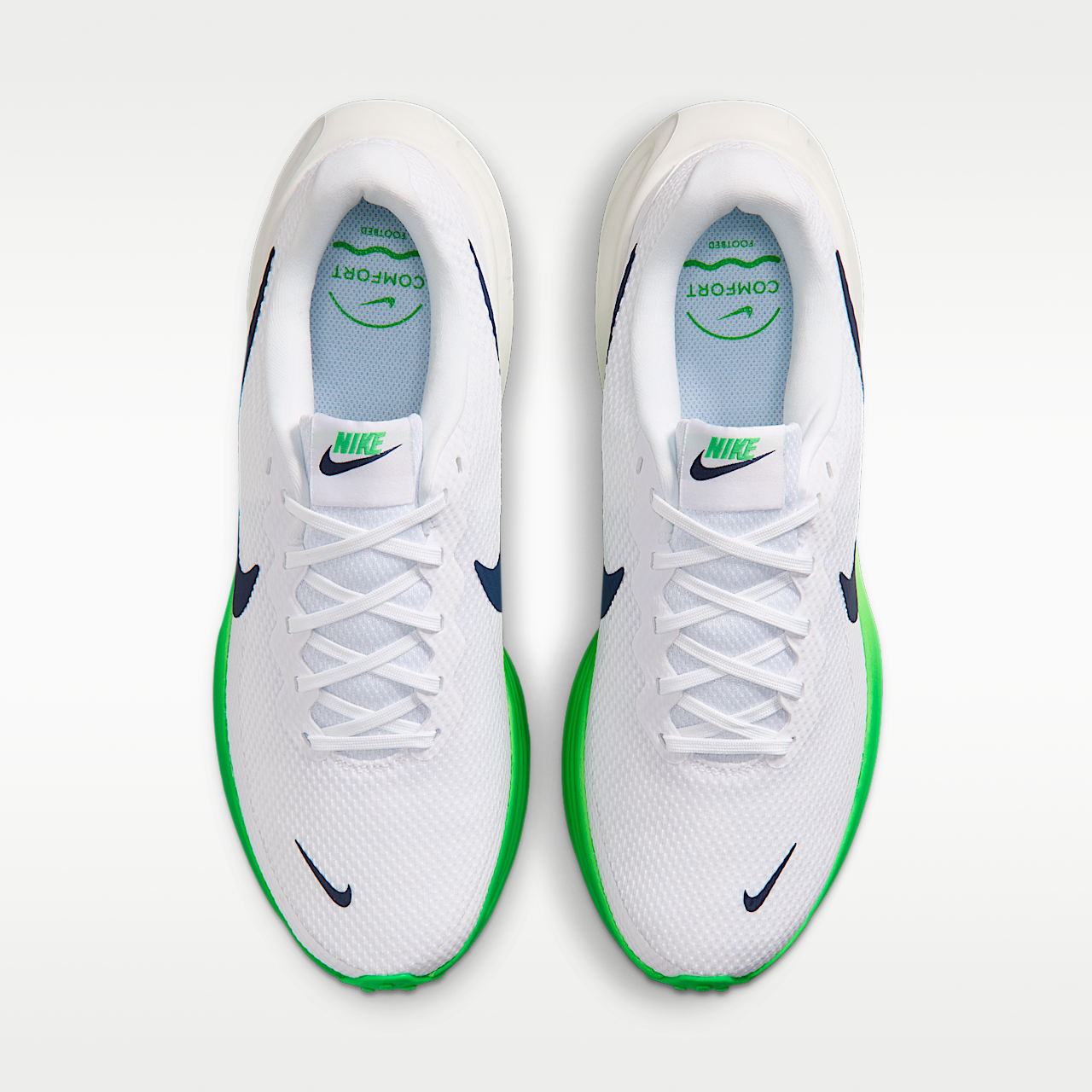Nike  sneaker Wit/Green Spark/Summit White/Midnight Navy
