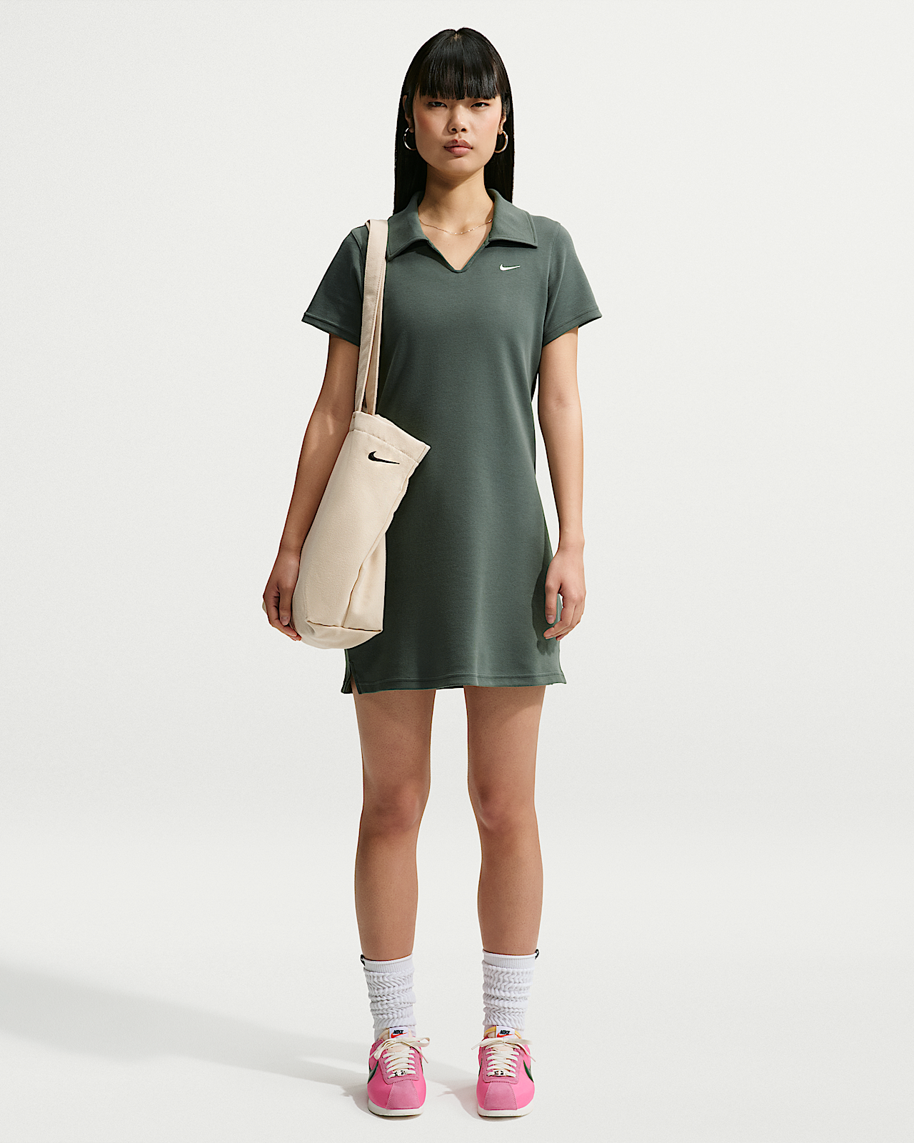 Женское платье Nike Sportswear Chill Knit Slim Polo Dress
