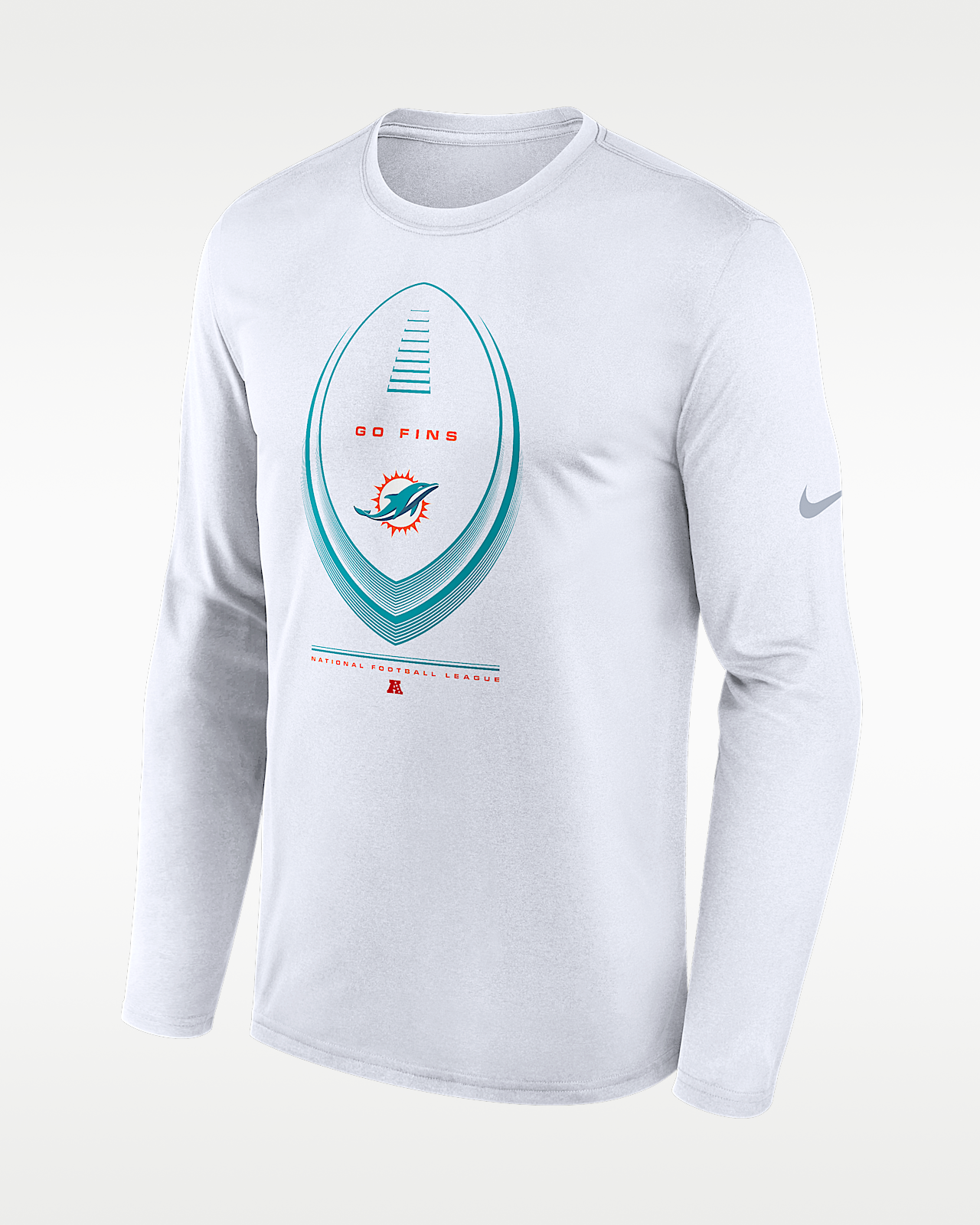 Мужская футболка Miami Dolphins Legend Icon Nike Dri-FIT NFL Long-Sleeve