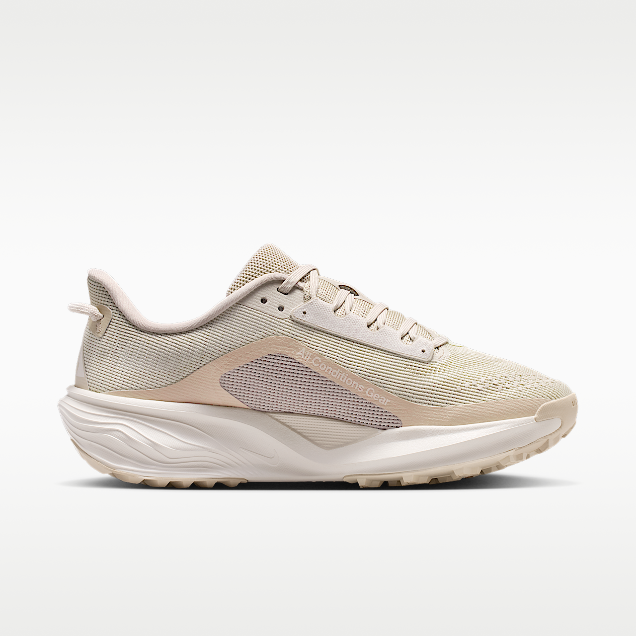 Nike ACG sneaker Cream II/Light Orewood Brown/Safety Orange/Cream II