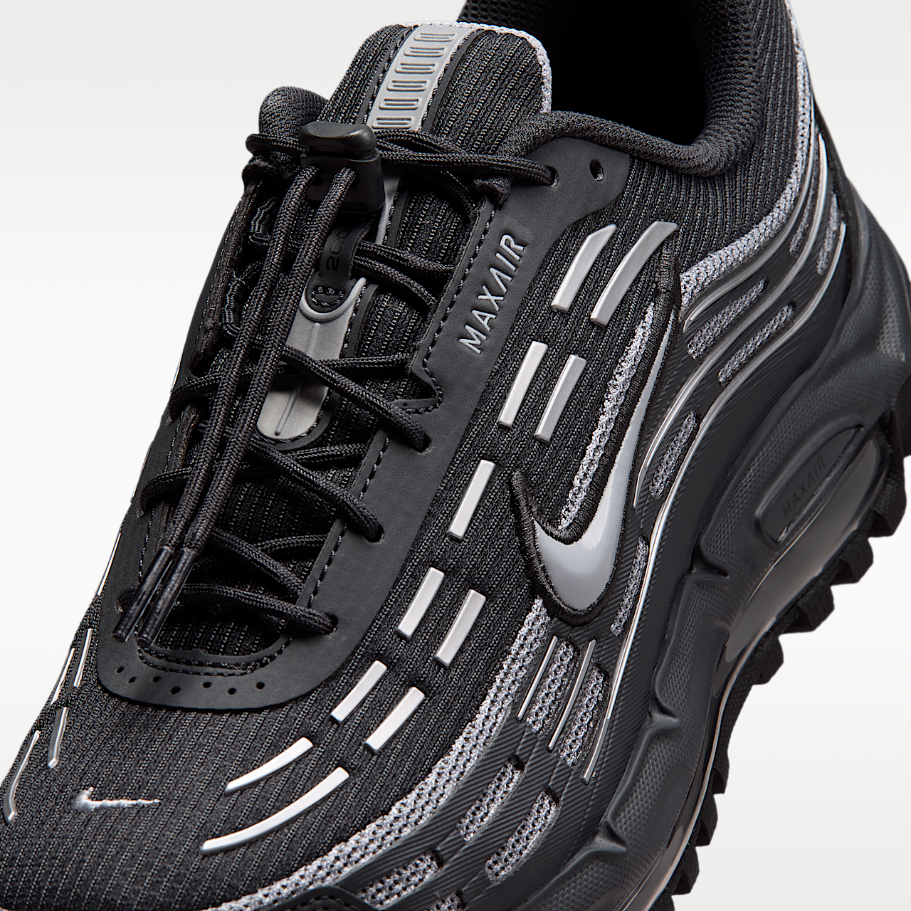 Nike Air Max sneaker Dark Smoke Grey/Metallic Silver/Zwart/Wolf Grey