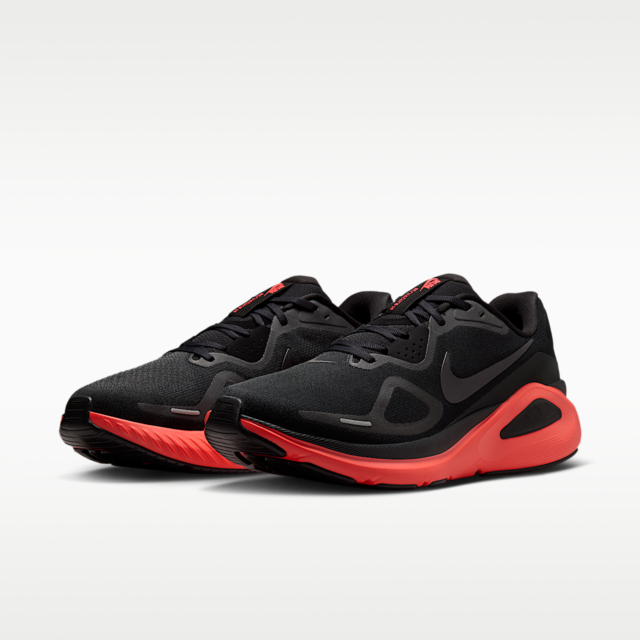 Nike  sneaker Zwart/Bright Crimson/Dark Smoke Grey/Metallic Dark Grey