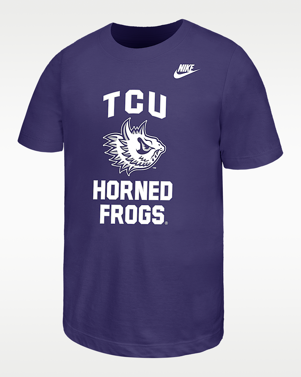 Детская футболка TCU Horned Frogs Big Kids' Nike Football для футбола