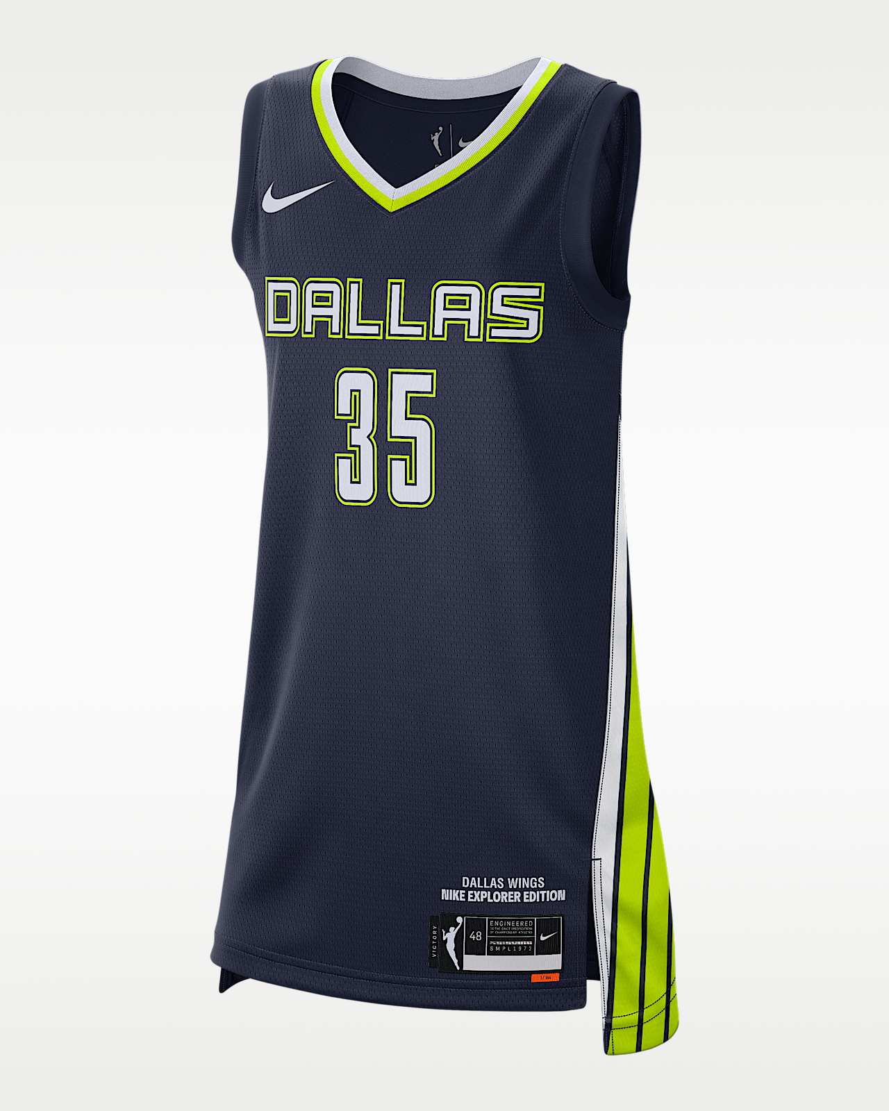 Женские джерси Dallas Wings Explorer Edition Nike Dri-FIT WNBA Victory Jersey
