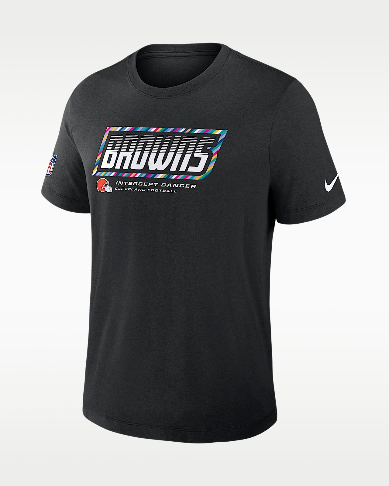 Мужская футболка Cleveland Browns Crucial Catch Sideline Nike Dri-FIT NFL