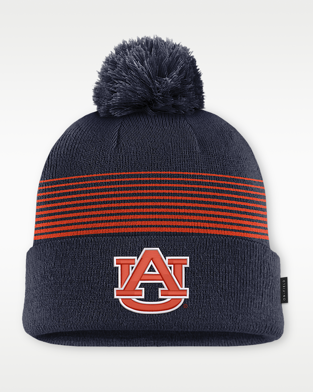 Женские  Auburn Sideline Peak Nike College Cuffed Pom Beanie
