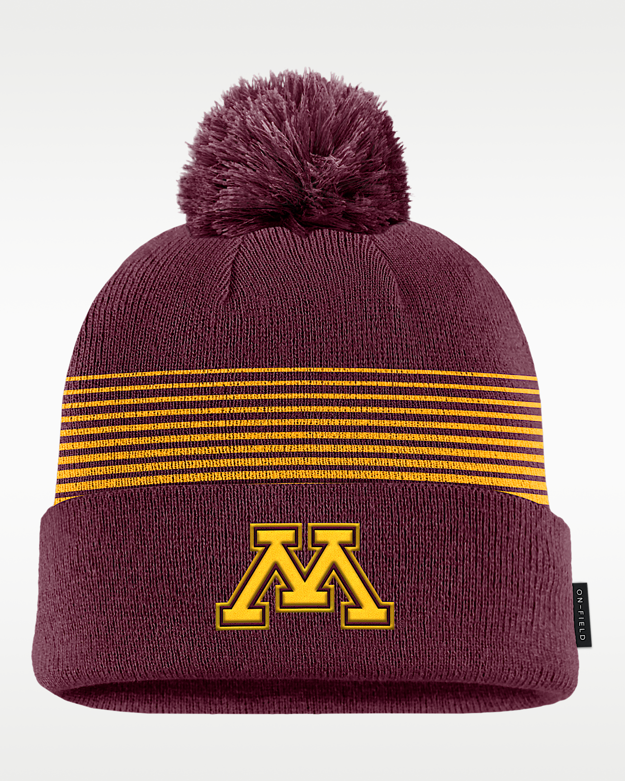 Женские  Minnesota Sideline Peak Nike College Cuffed Pom Beanie