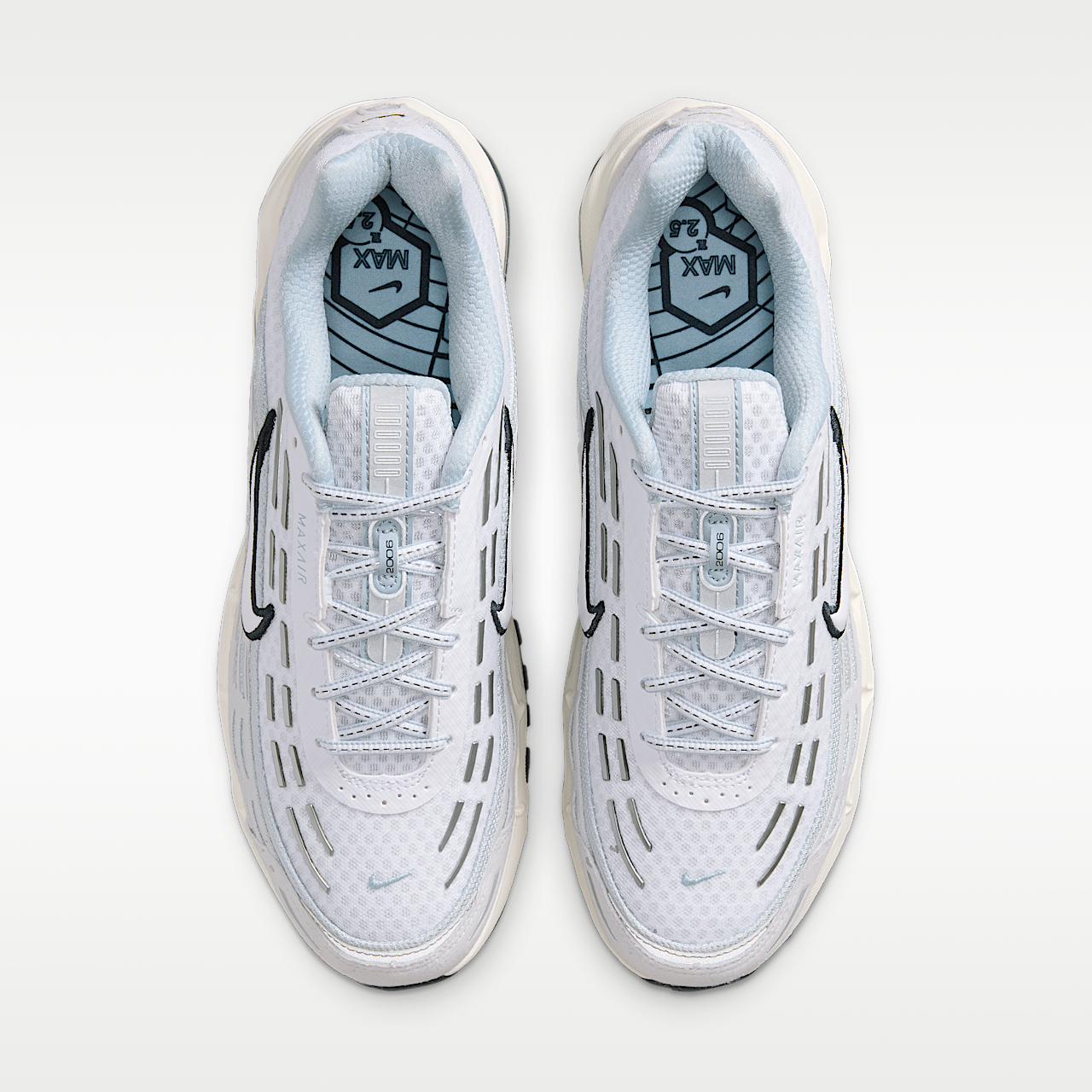 Nike Air Max sneaker Wit/Pure Platinum/Metallic Silver/Dark Obsidian