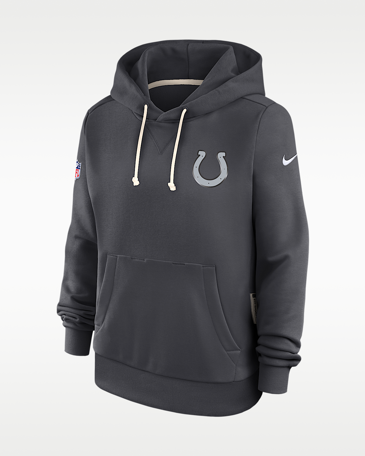 Женское худи Indianapolis Colts Rivalries Collection Sideline Nike Dri-FIT NFL Pullover Hoodie