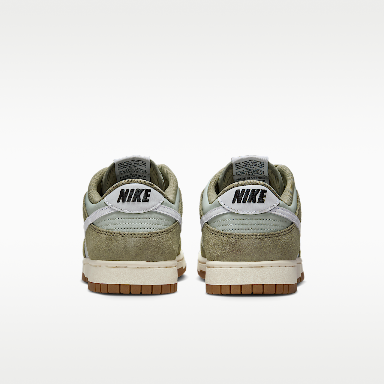 Nike Dunk Low sneaker Light Silver/Light Army/Sail/Wit