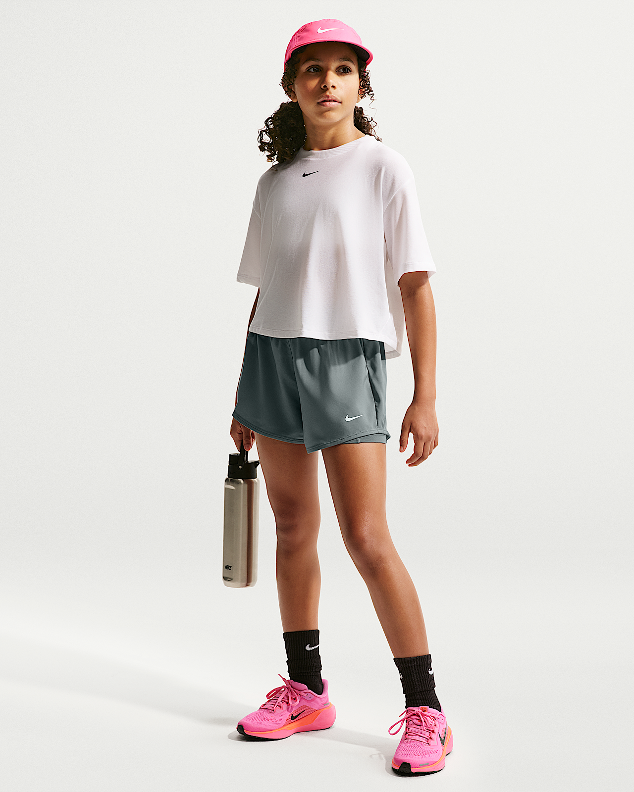 Детские шорты Nike One Girls' Dri-FIT 3" 2-in-1 Shorts