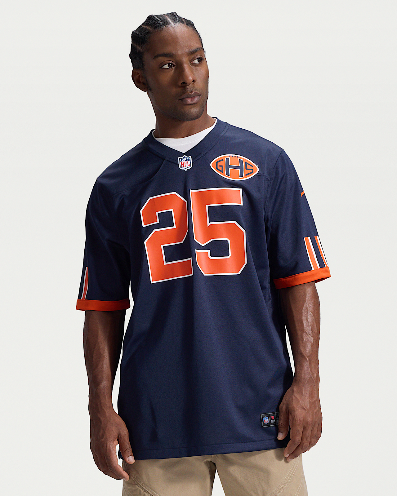 Мужские джерси Kyle Monangai Chicago Bears Rivalries Collection Nike NFL Game Jersey