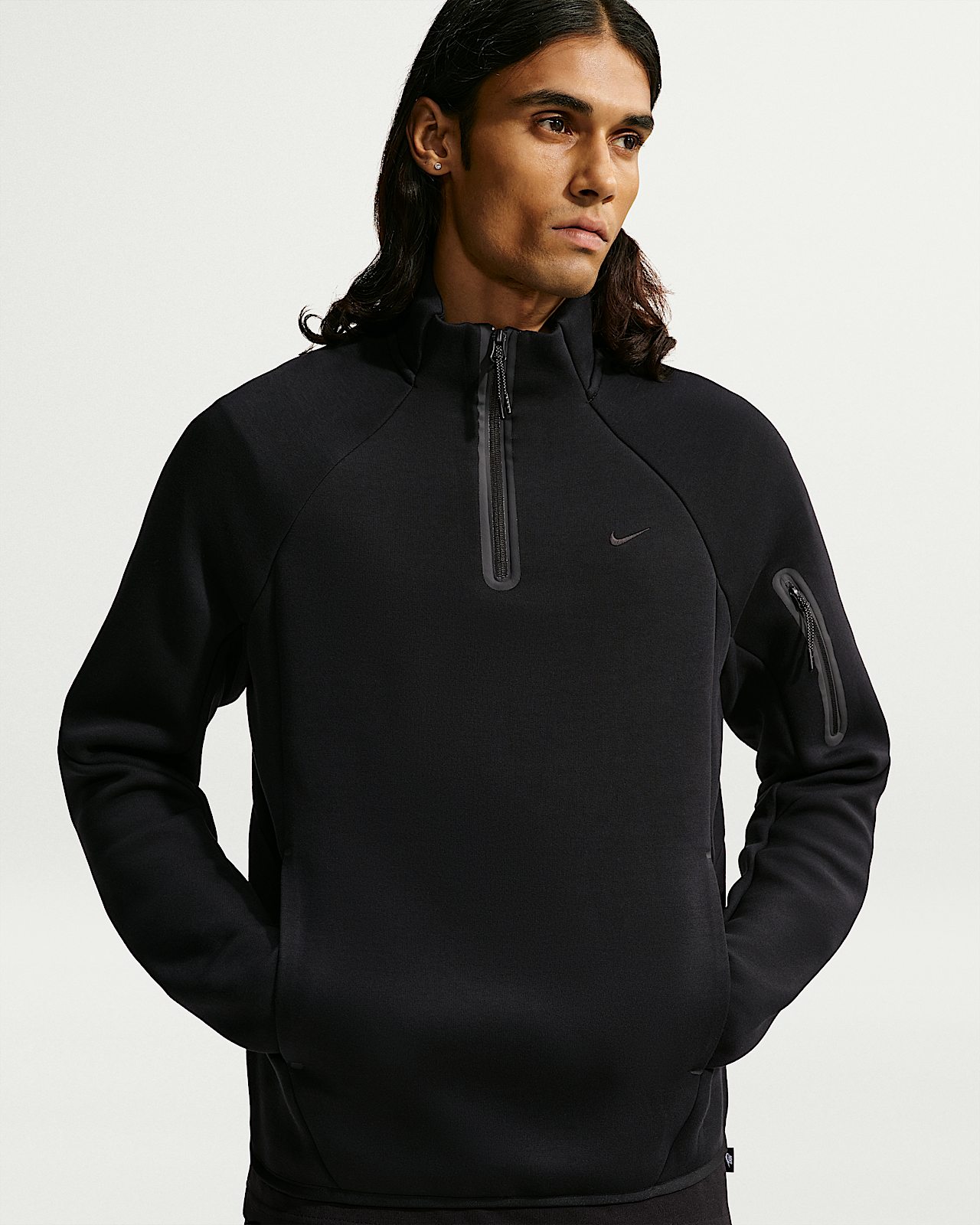 Мужские  Nike Tech Fleece Quarter-Zip Top