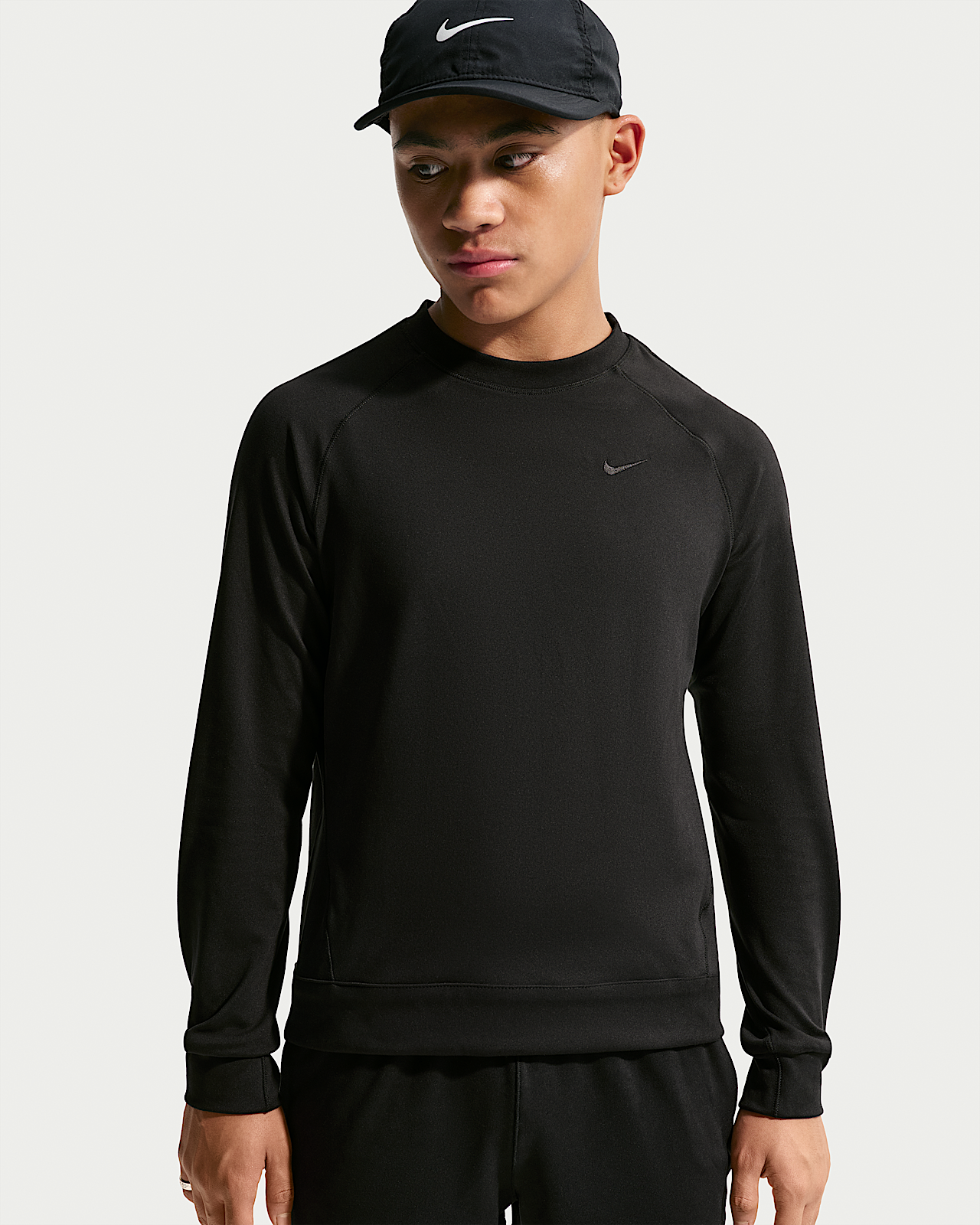 Детские  Nike Primary Nano Big Kids' (Boys') Dri-FIT UV Long-Sleeve Crew-Neck Top