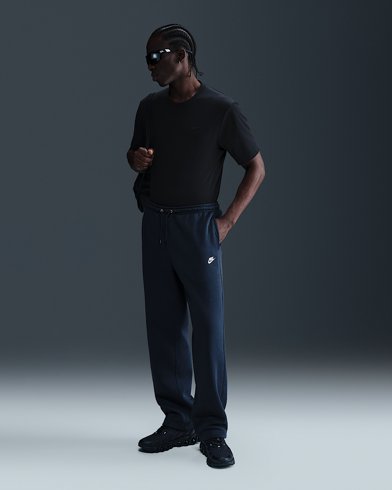 Мужские  Nike Club Open-Hem Fleece Pants