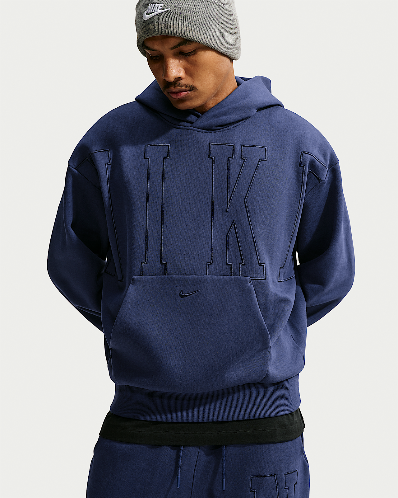 Мужское худи Nike Solo Fleece Loose Pullover Hoodie