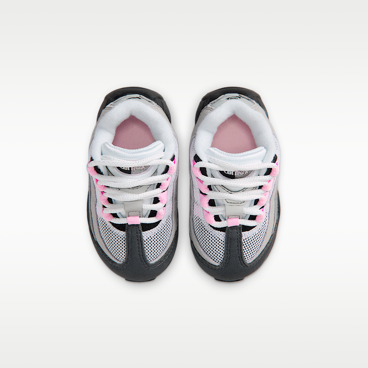 Nike  sneaker Zwart/Wit/Medium Grey/Pink Foam