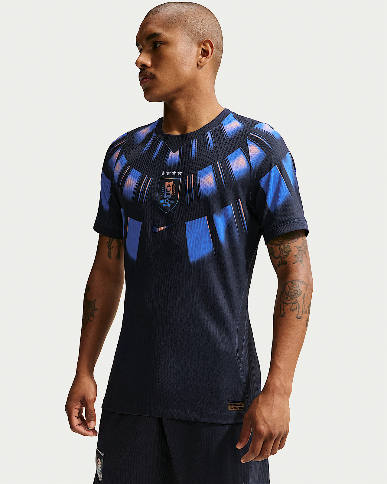 Мужские джерси Uruguay 2026 Match Away Nike Aero-FIT Soccer Authentic Jersey