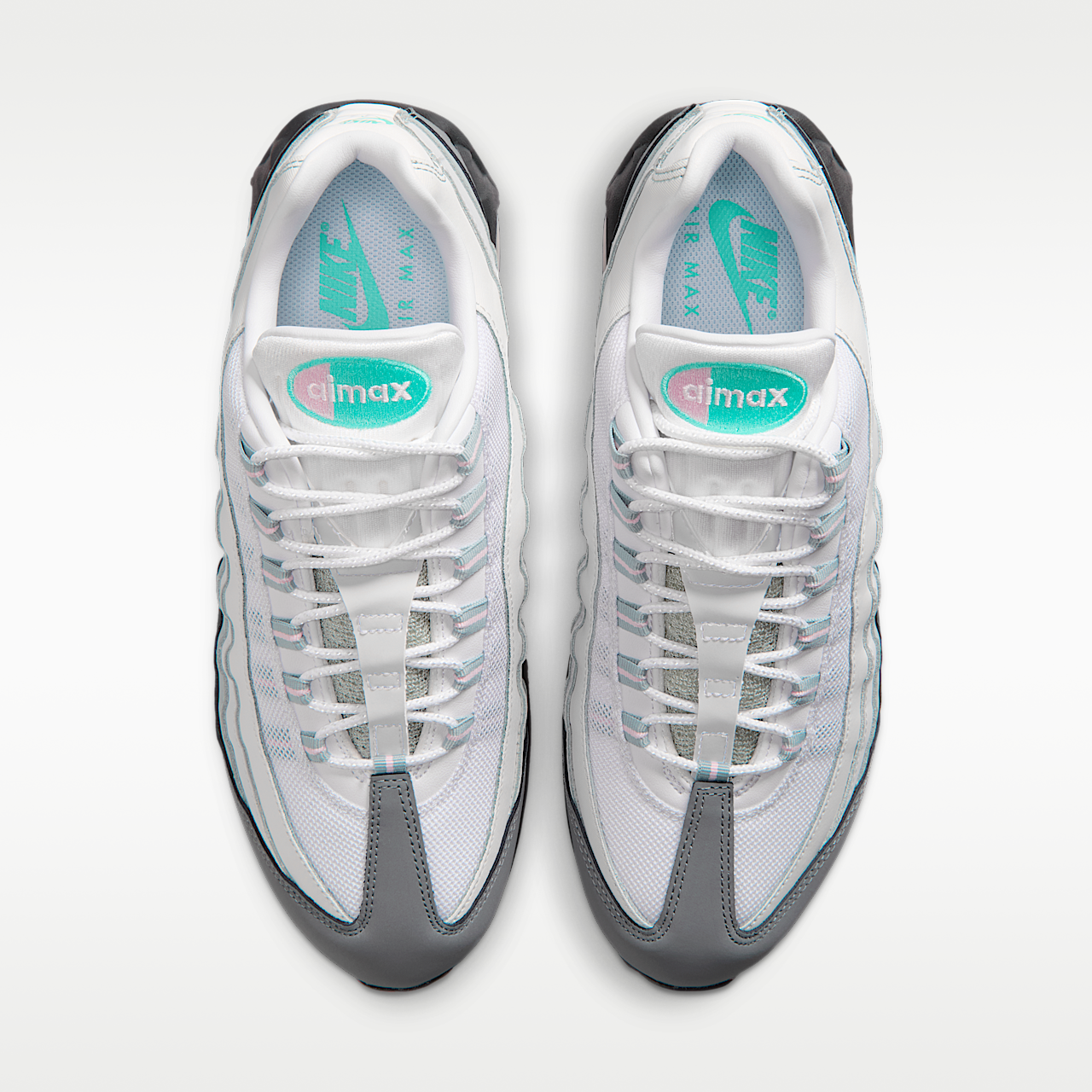Nike Air Max sneaker Anthracite/Hyper Turquoise/Wit/Pink Foam